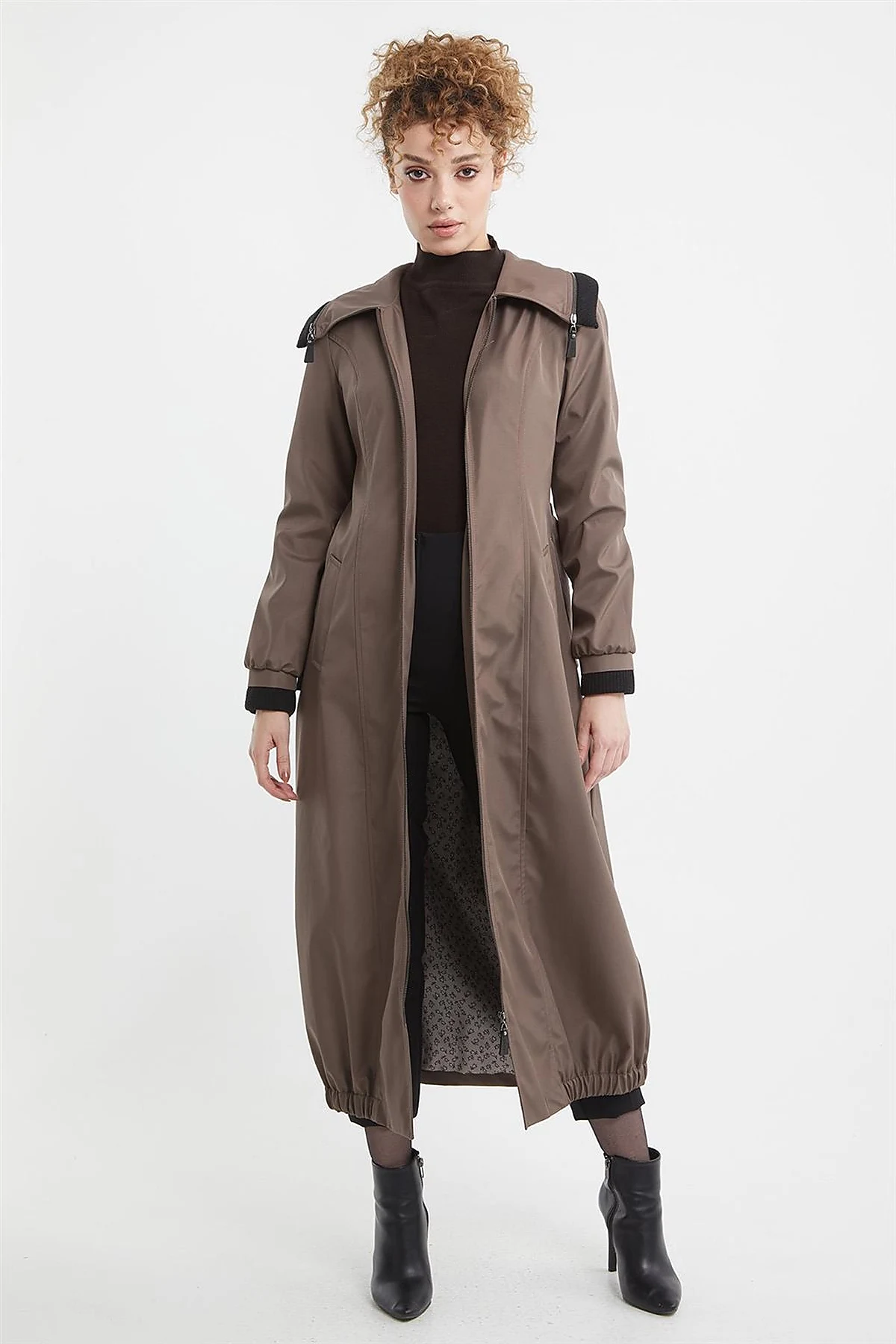 Zippered Coat Mink 