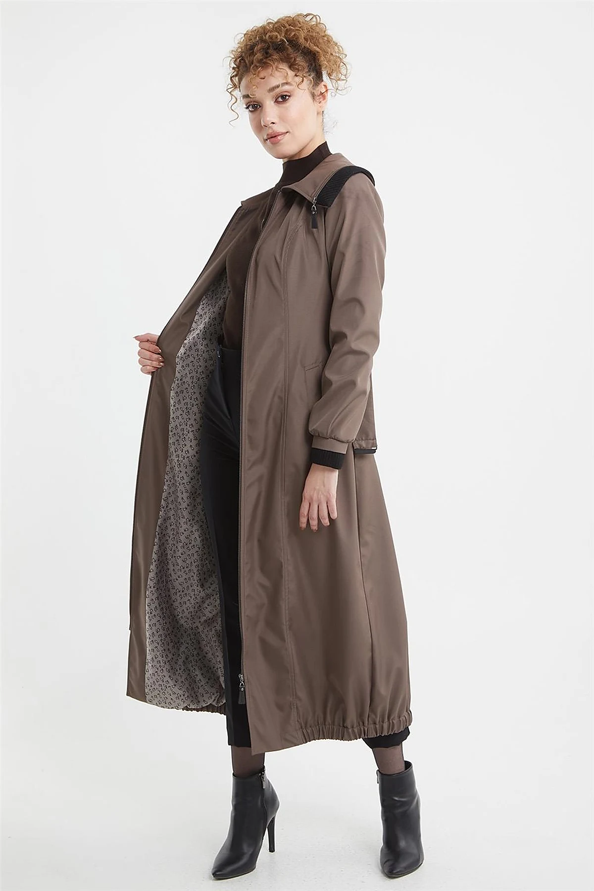 Zippered Coat Mink 