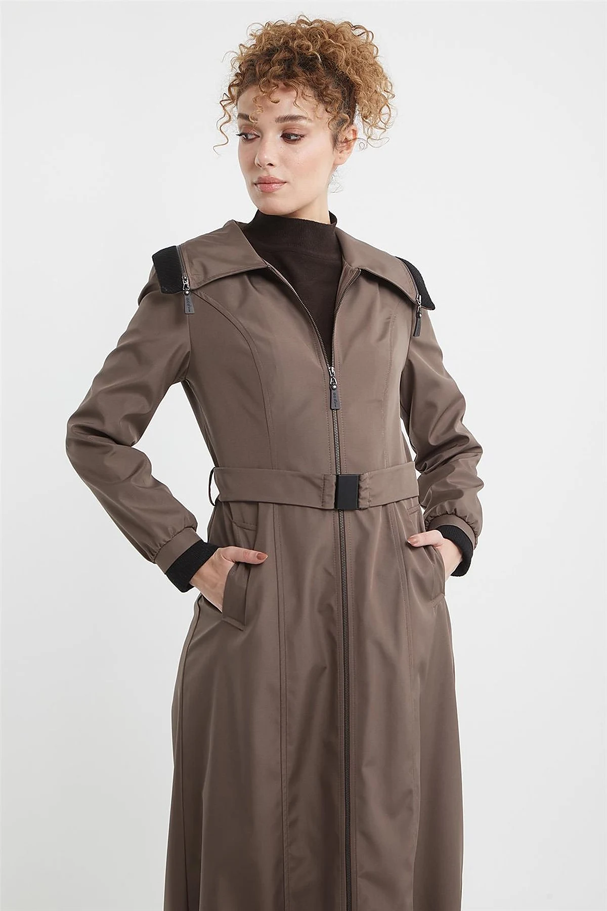 Zippered Coat Mink 