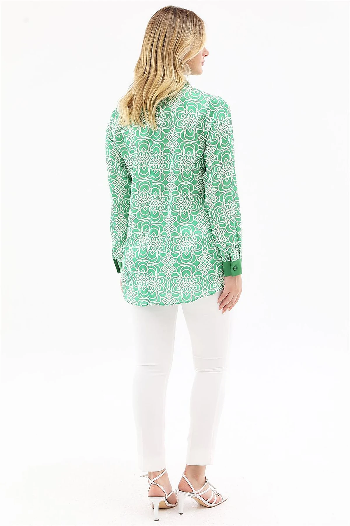 Printed Blouse Green 