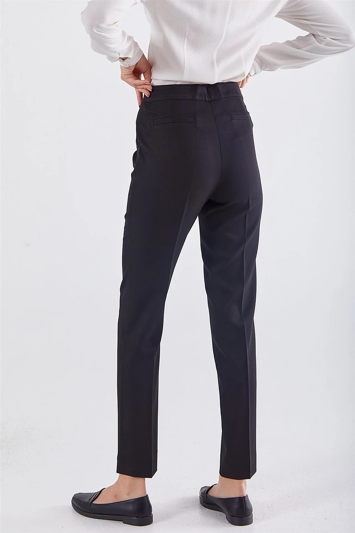 Cigarette Fit Pantolon Siyah 