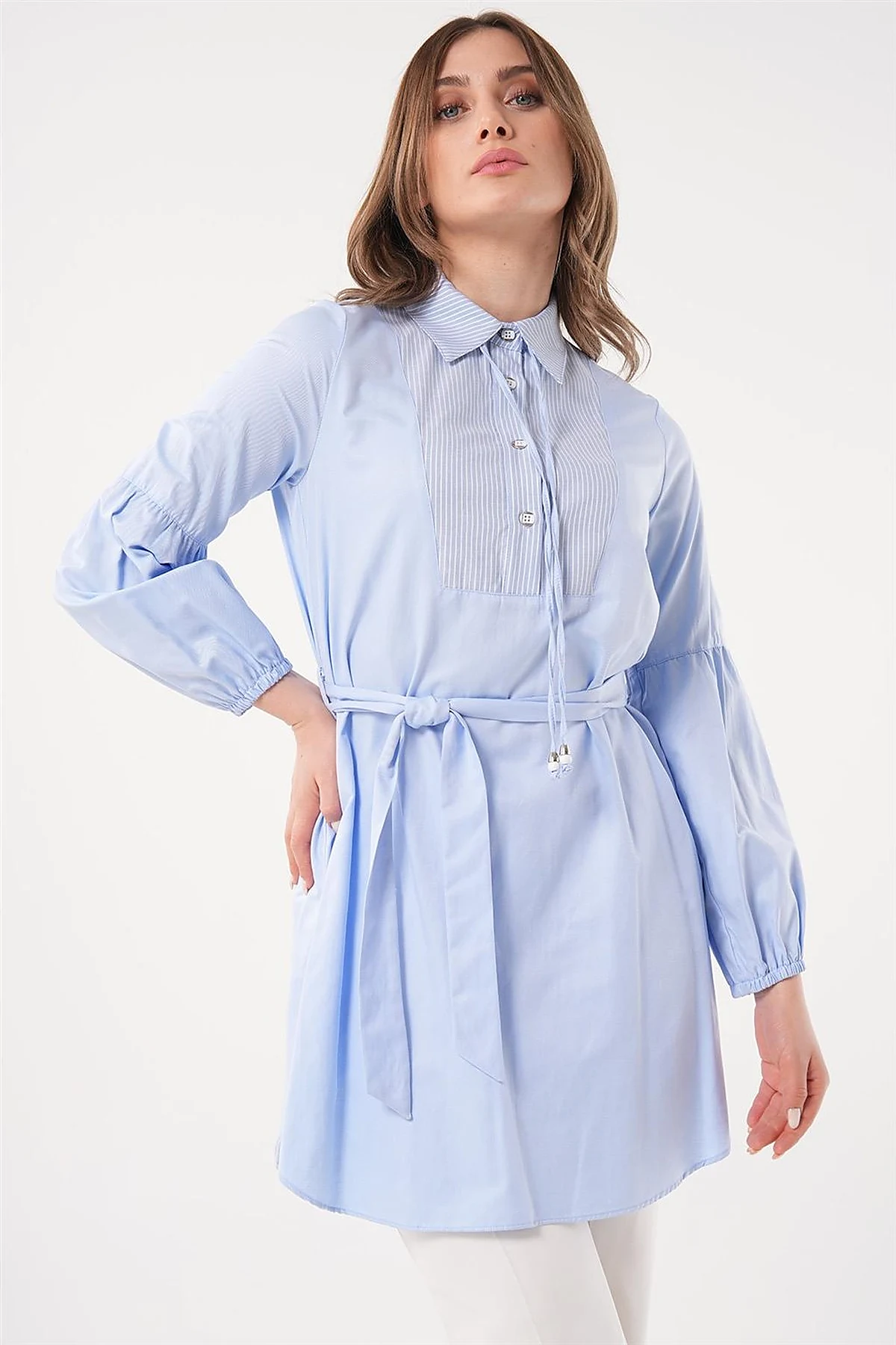 Belted Tunic Blue 