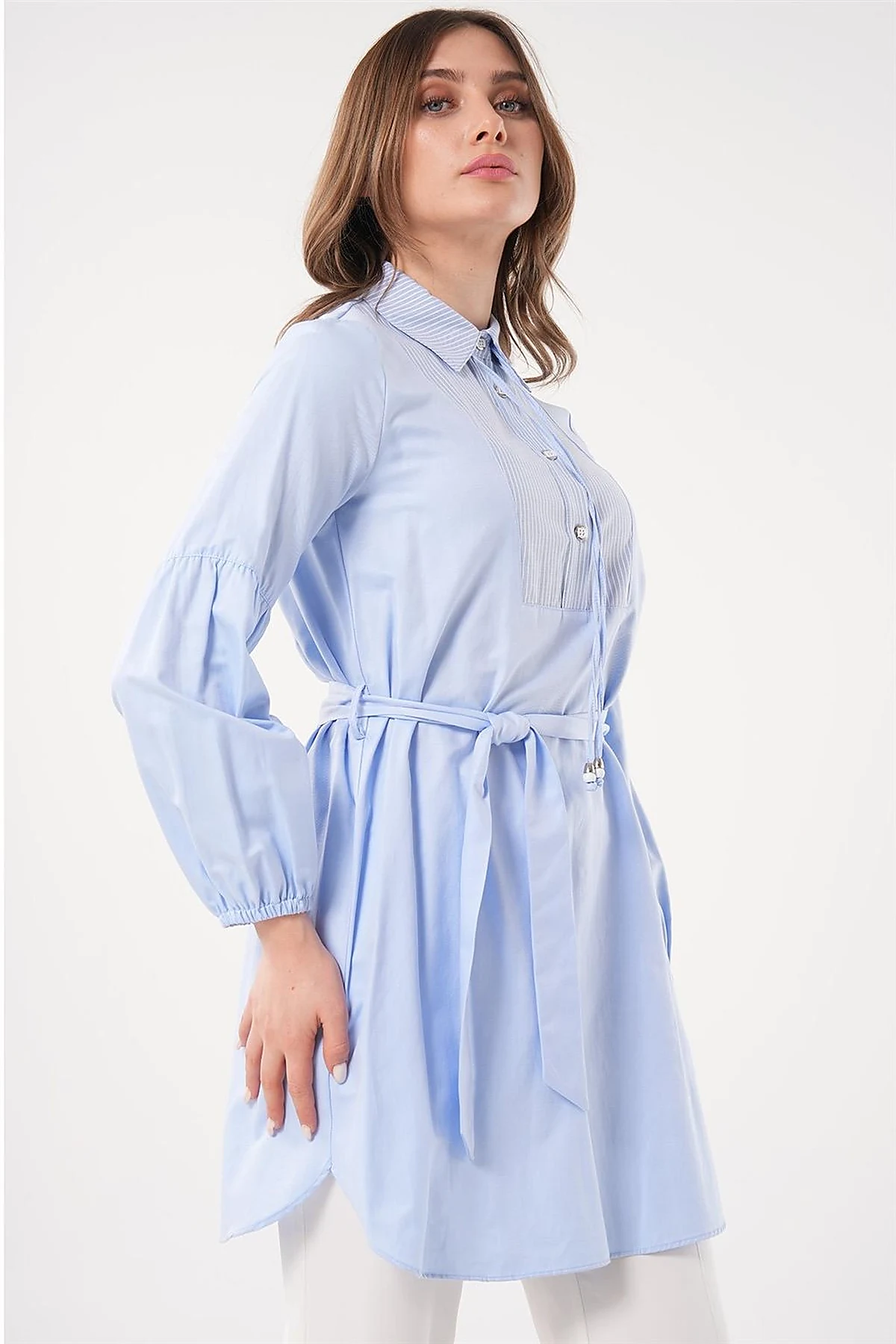 Belted Tunic Blue 