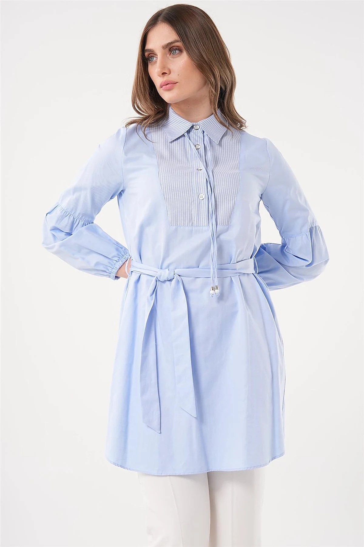 Belted Tunic Blue 