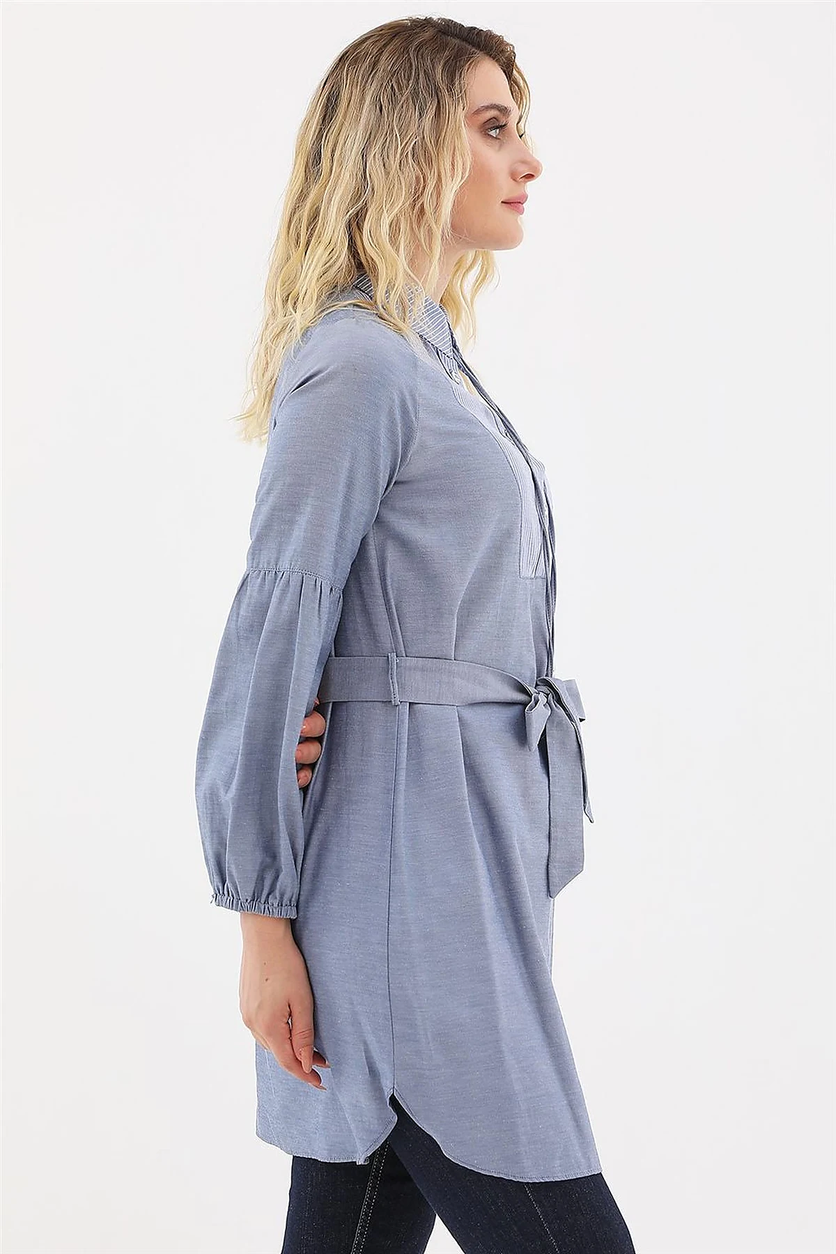 Belted Tunic Navy