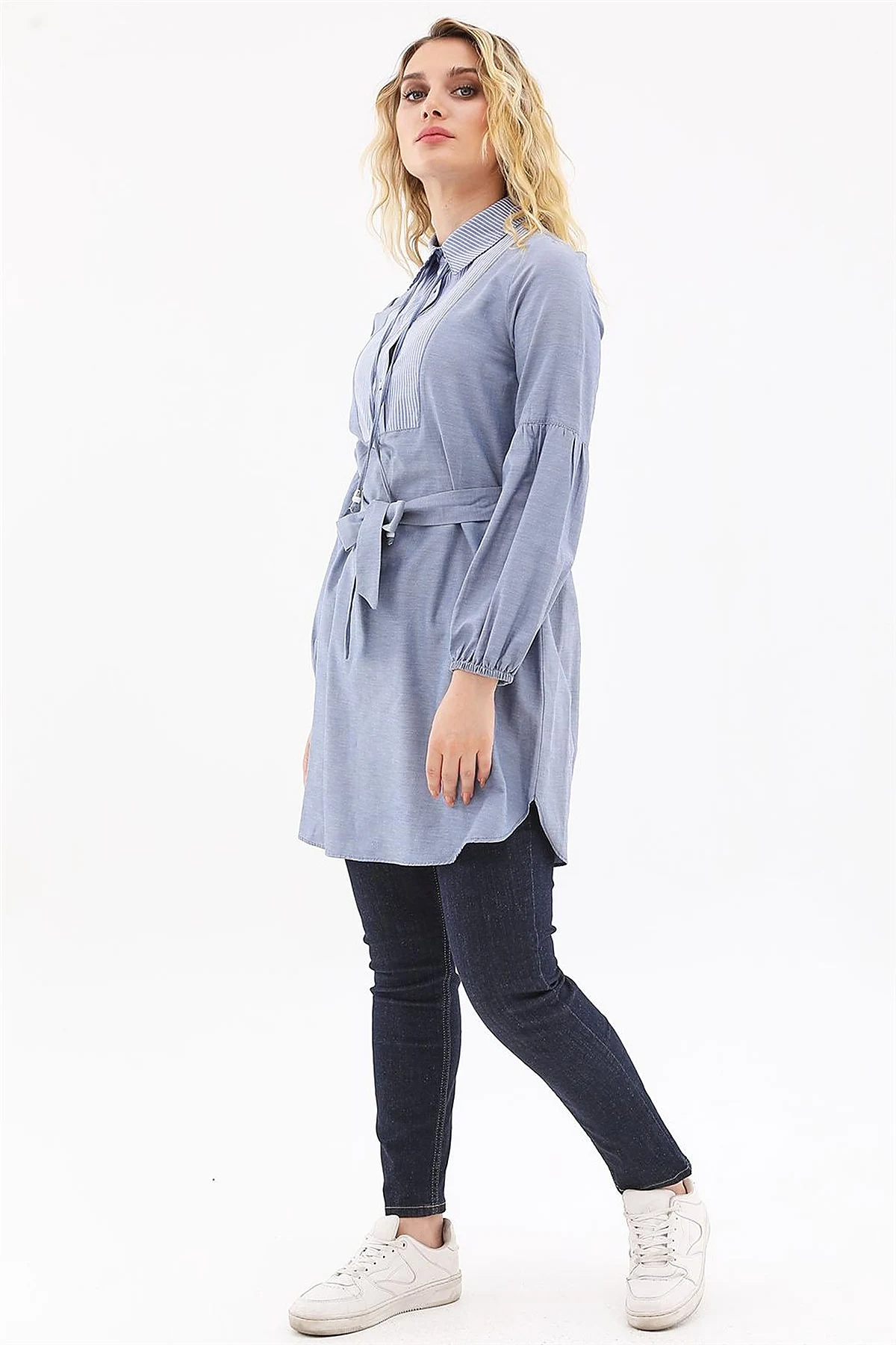 Belted Tunic Navy
