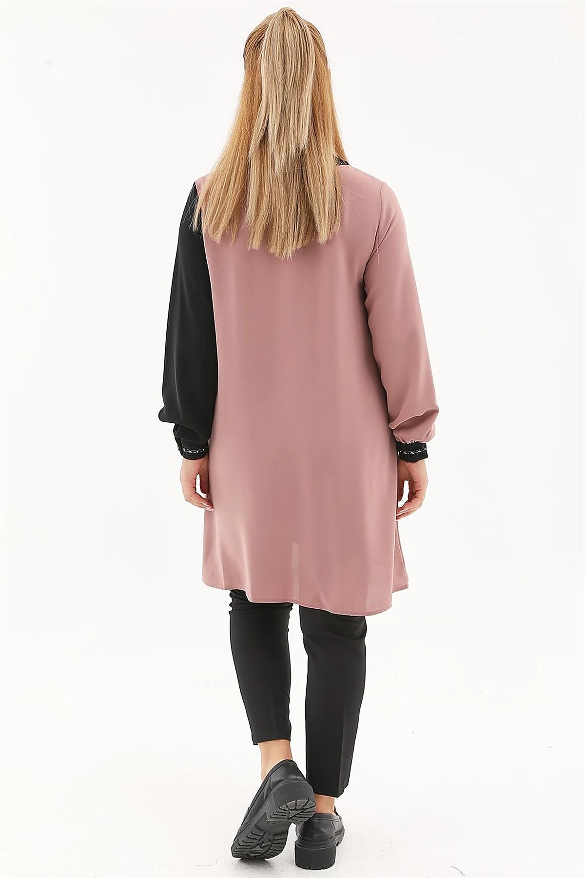 Embroidered Elegant Tunic Powder Pink