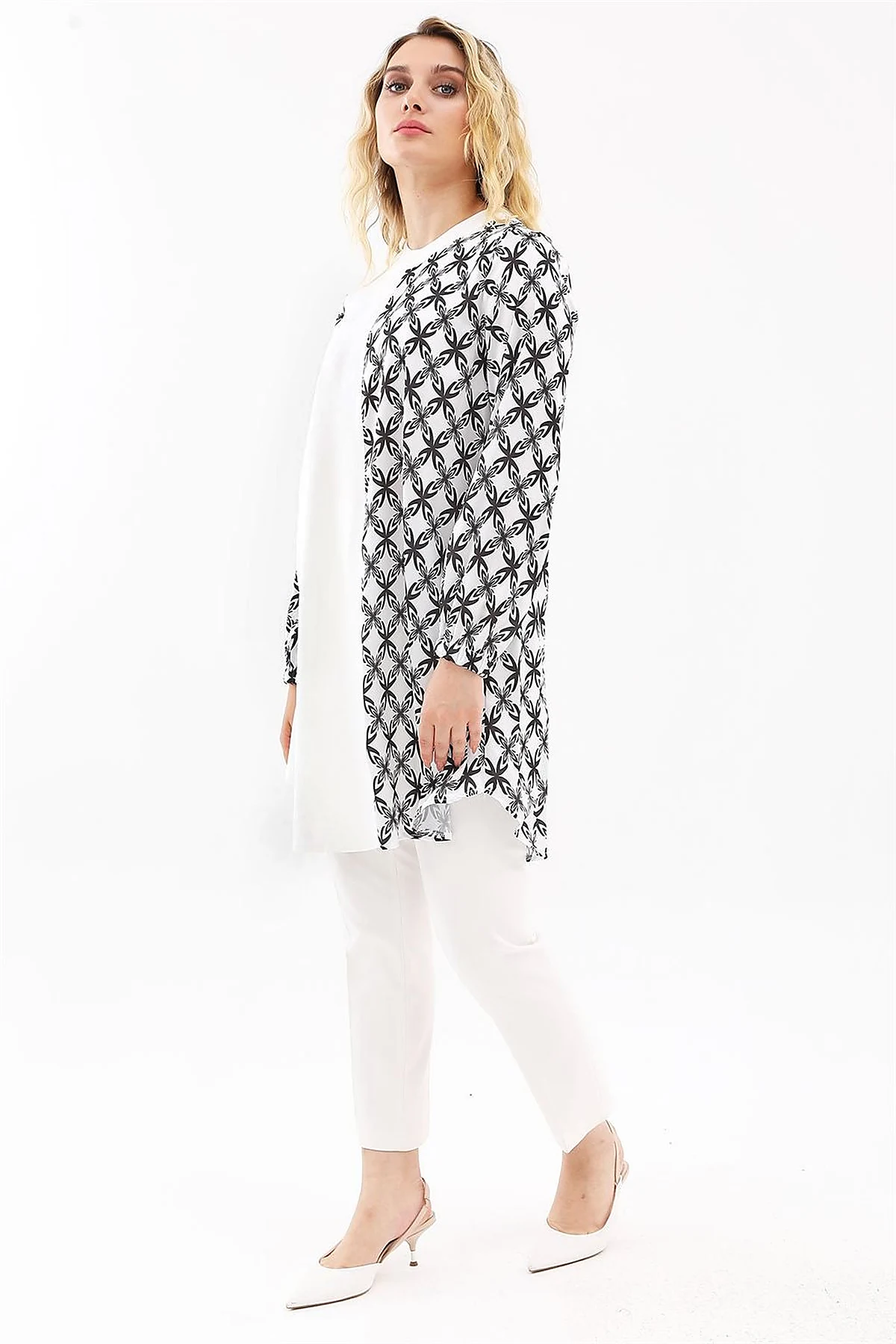 Printed Tunic Black