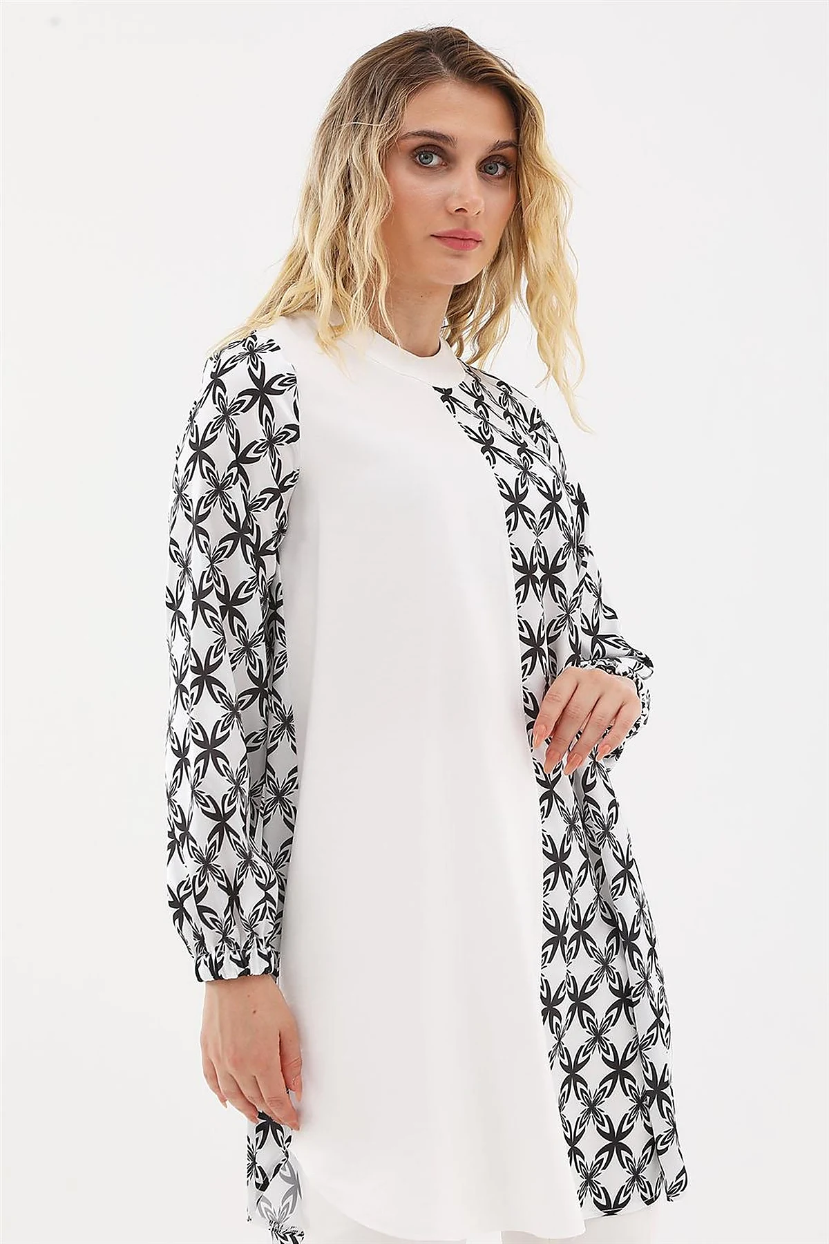 Printed Tunic Black