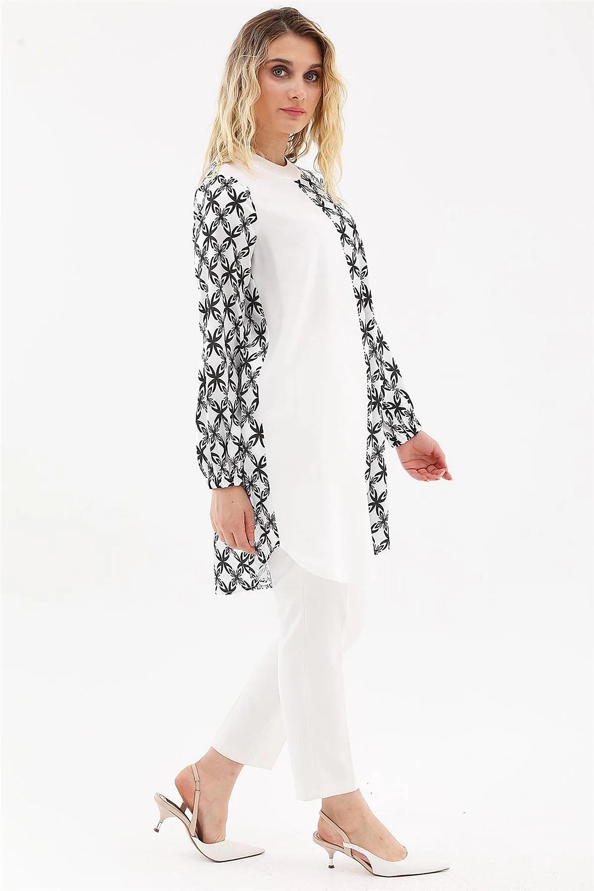 Printed Tunic Black