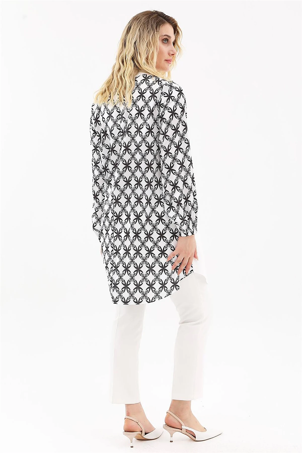 Printed Tunic Black