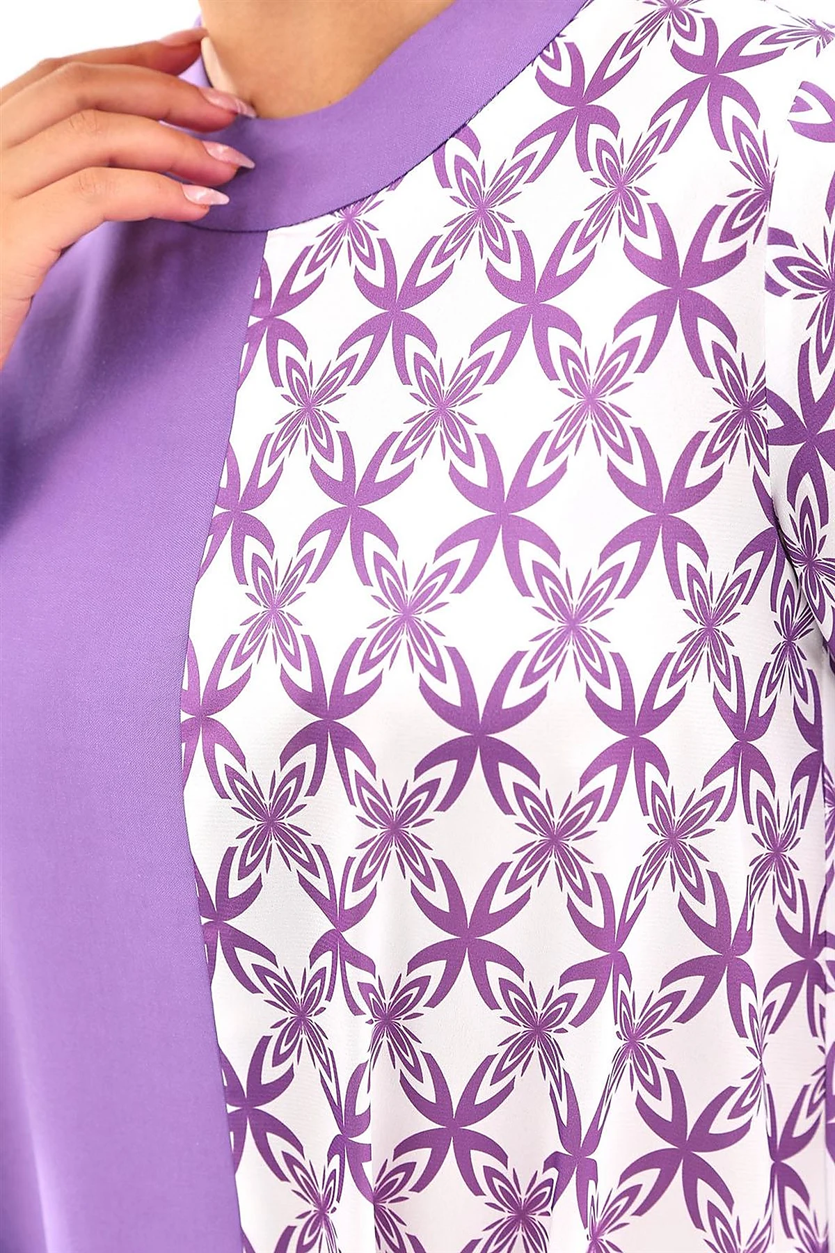 Printed Tunic in Purple