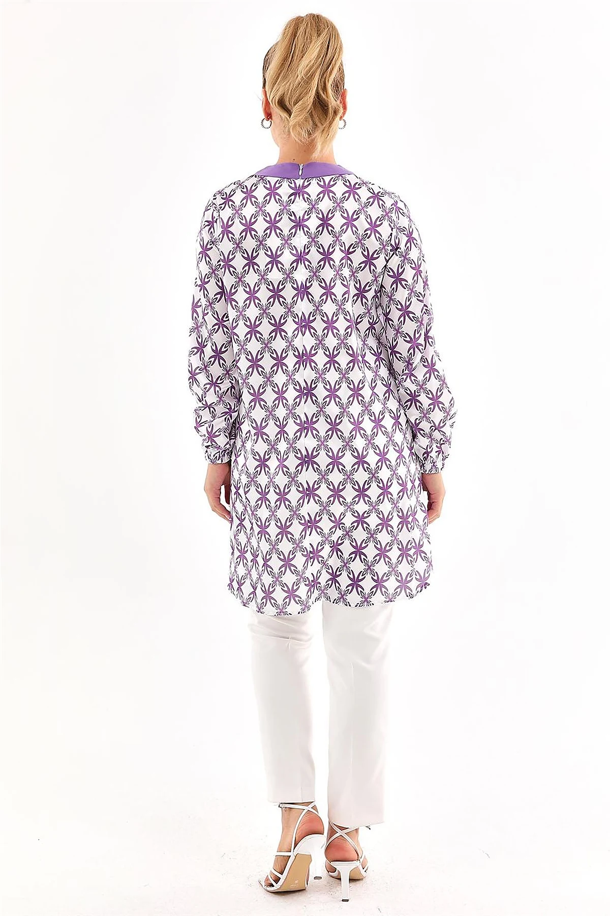 Printed Tunic in Purple