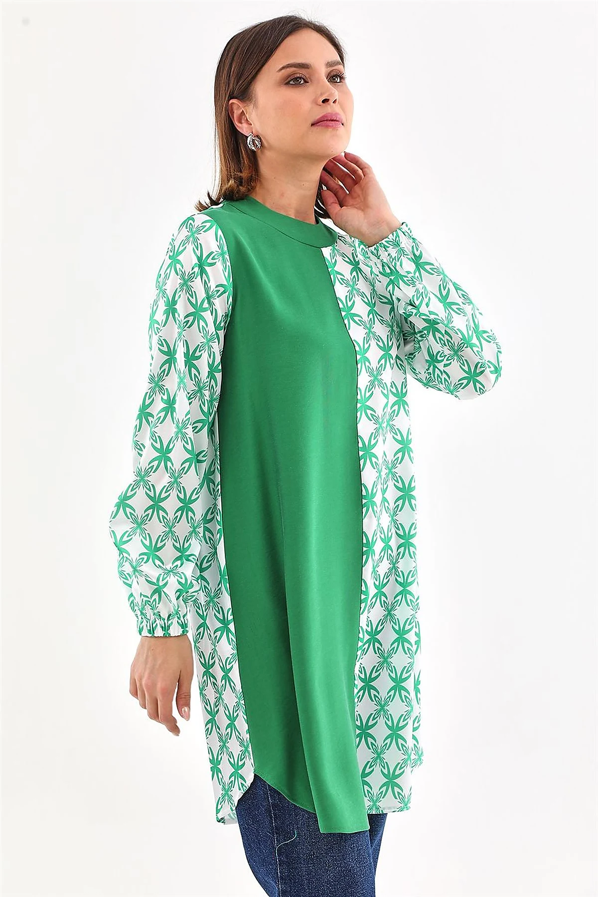 Printed Tunic in Green