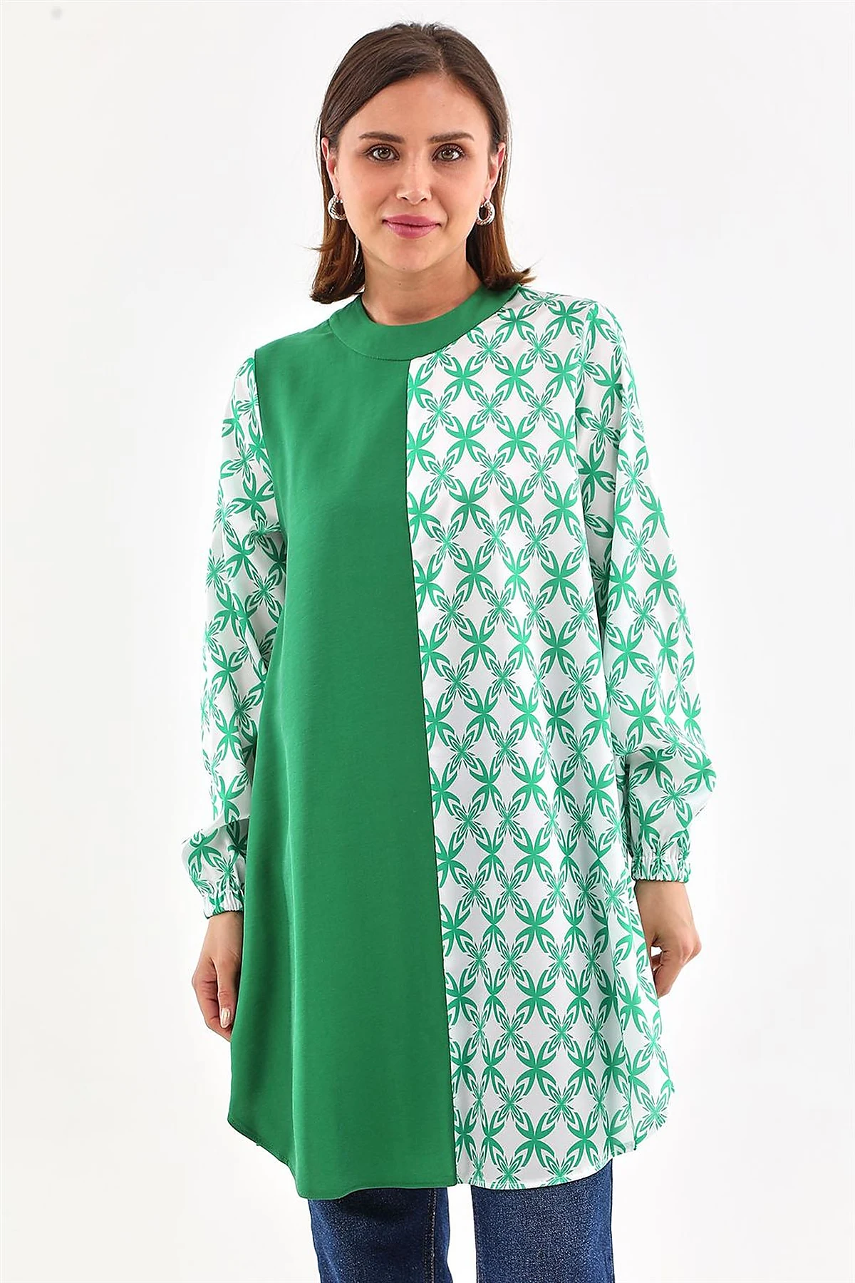 Printed Tunic in Green