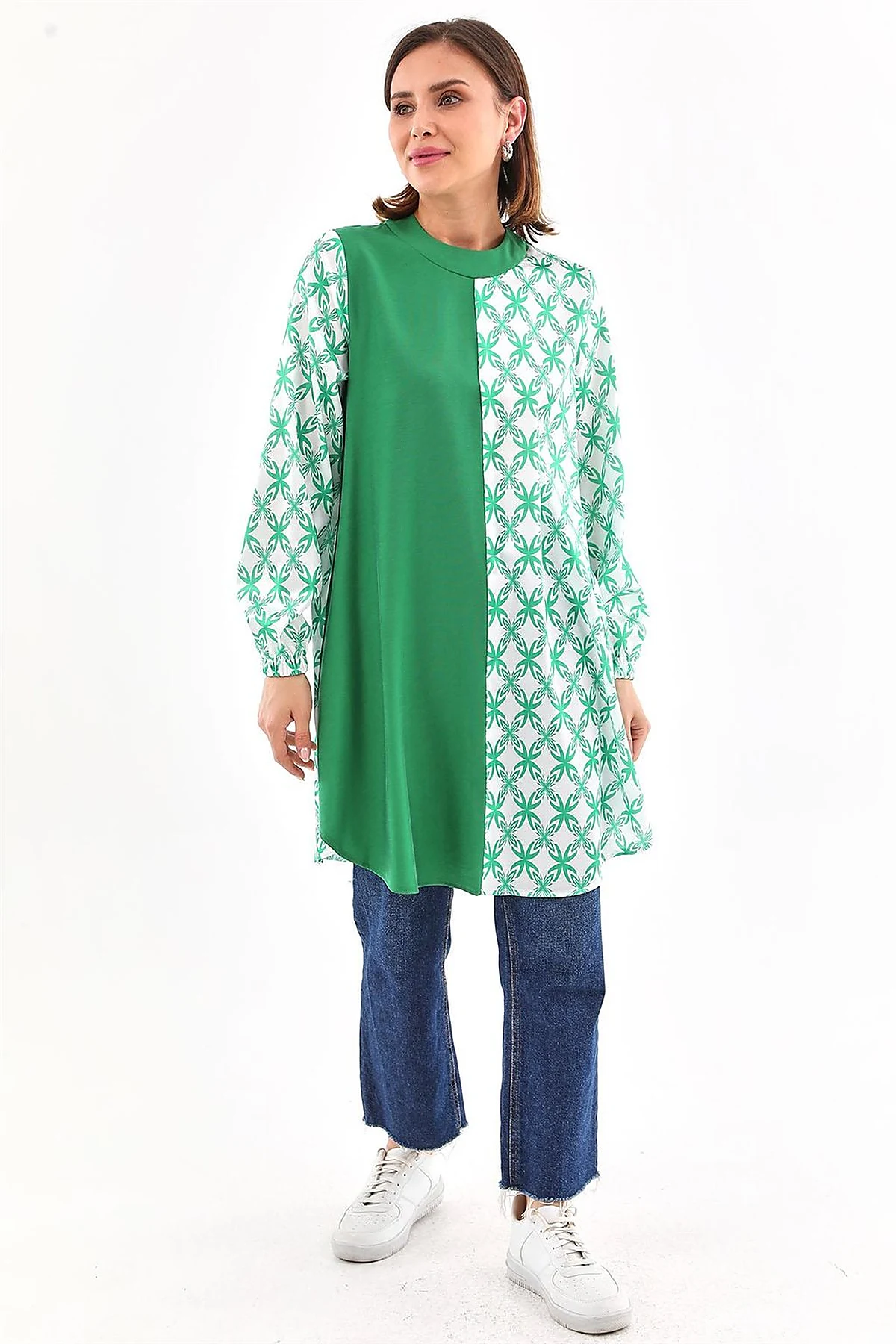 Printed Tunic in Green