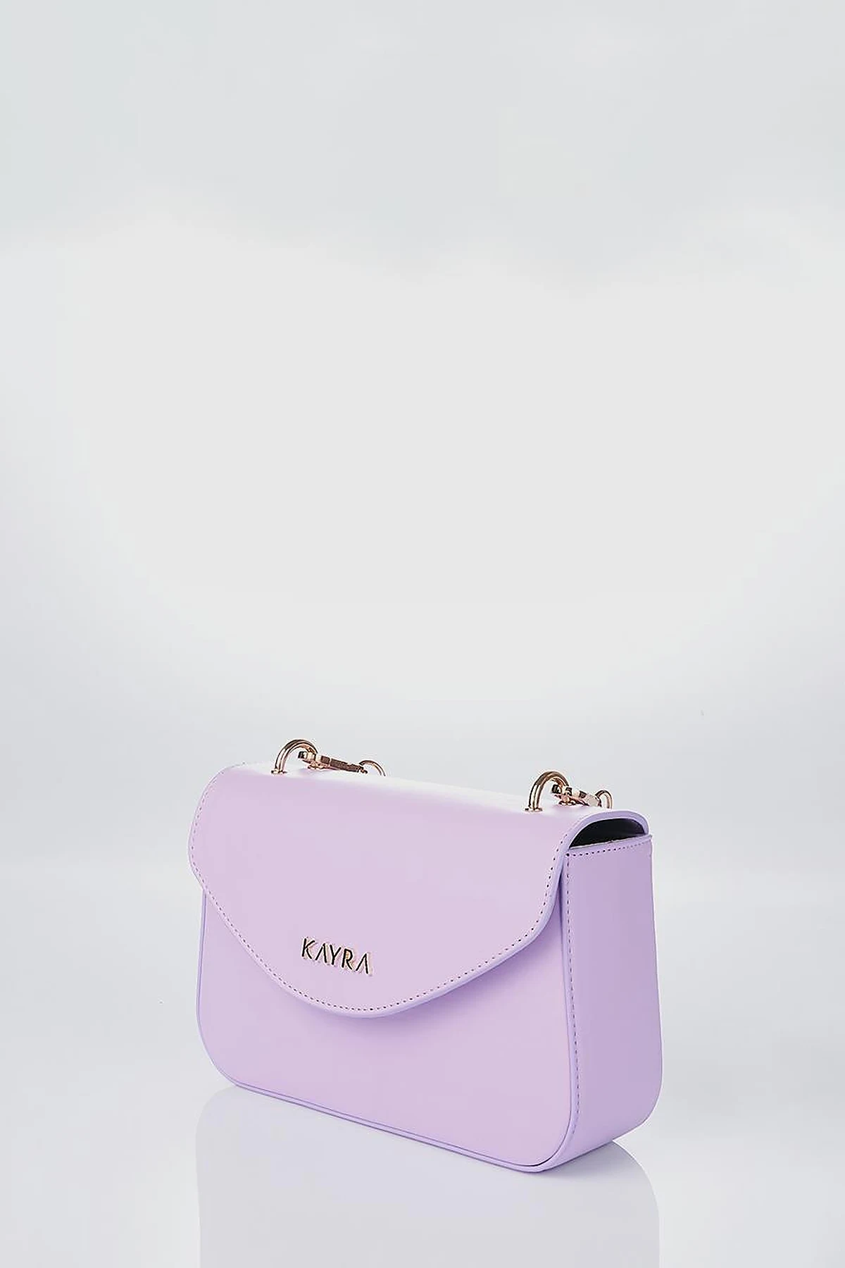 Beaded Detail Baguette Bag Purple