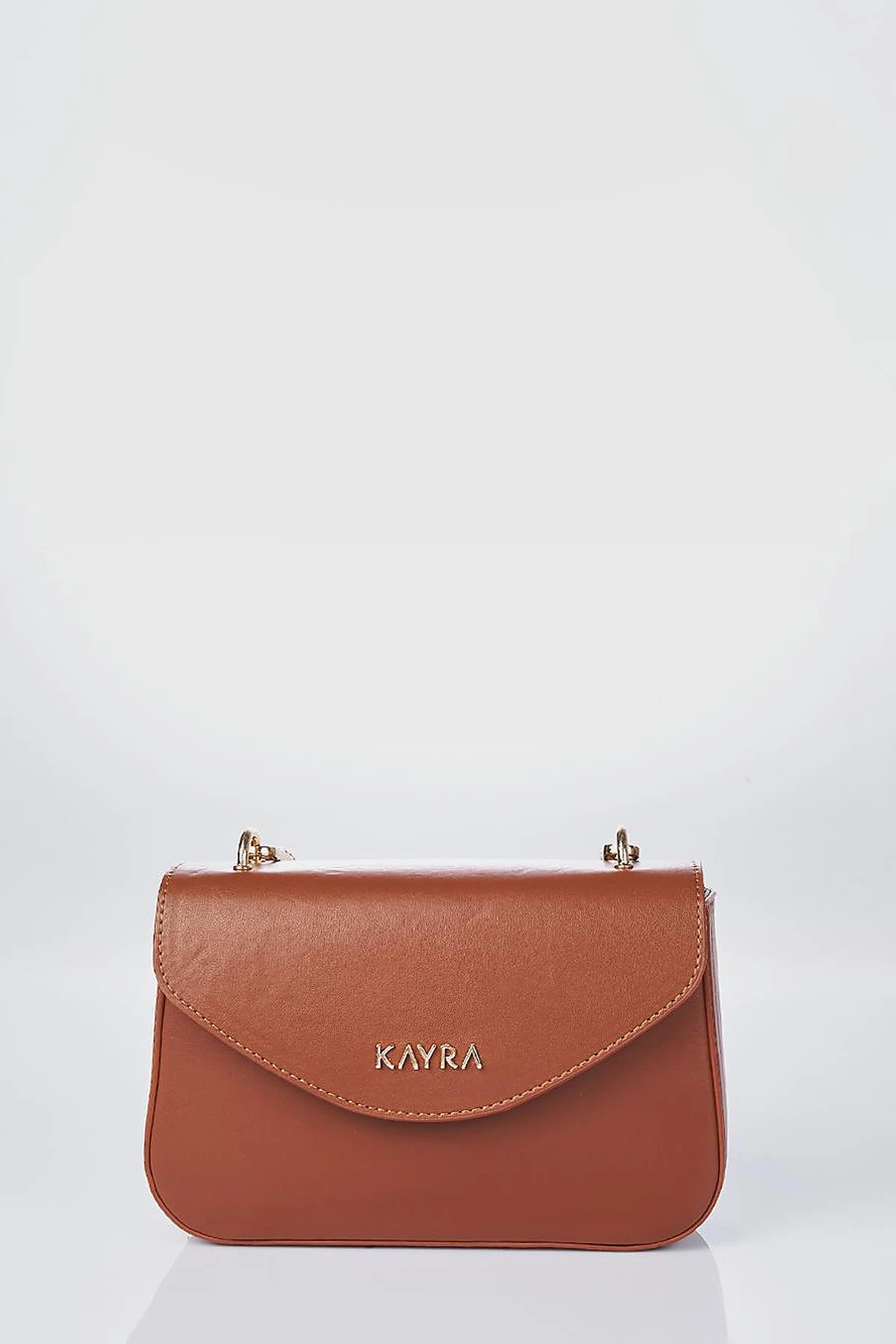 Beaded Detail Baguette Bag Tan