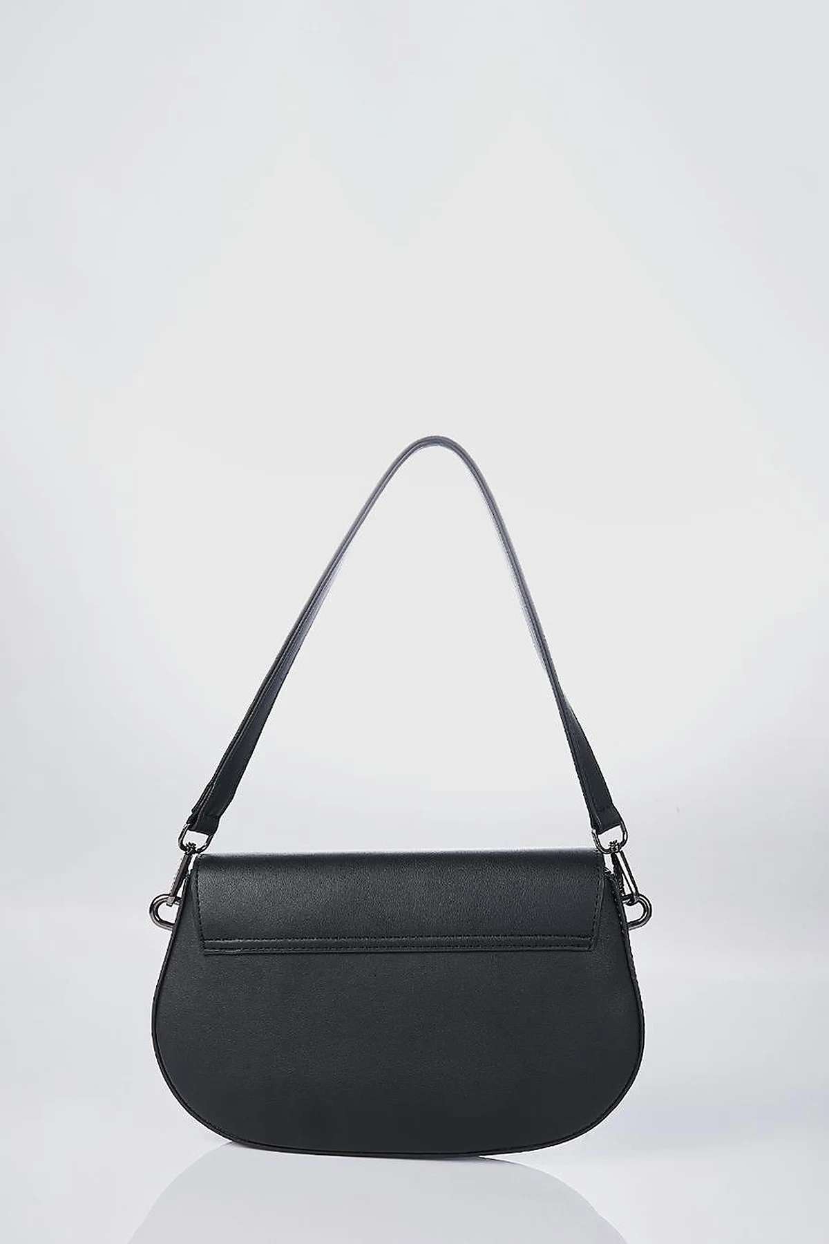 Oval Shape Bag Black