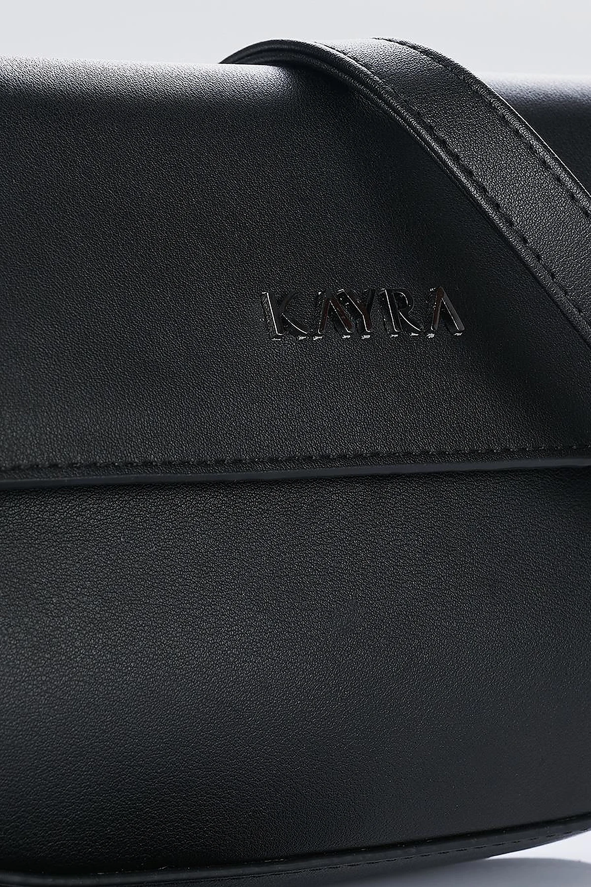 Oval Shape Bag Black