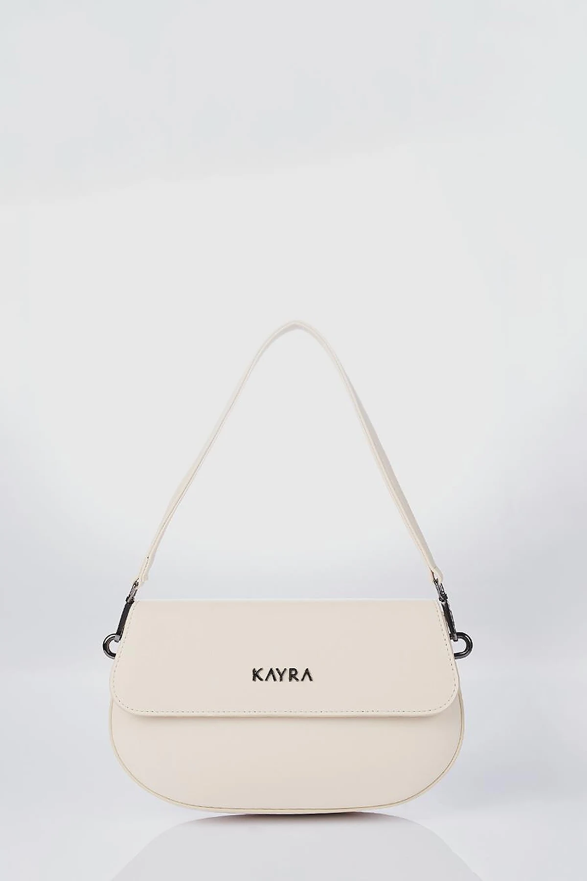 Oval Shape Bag Cream