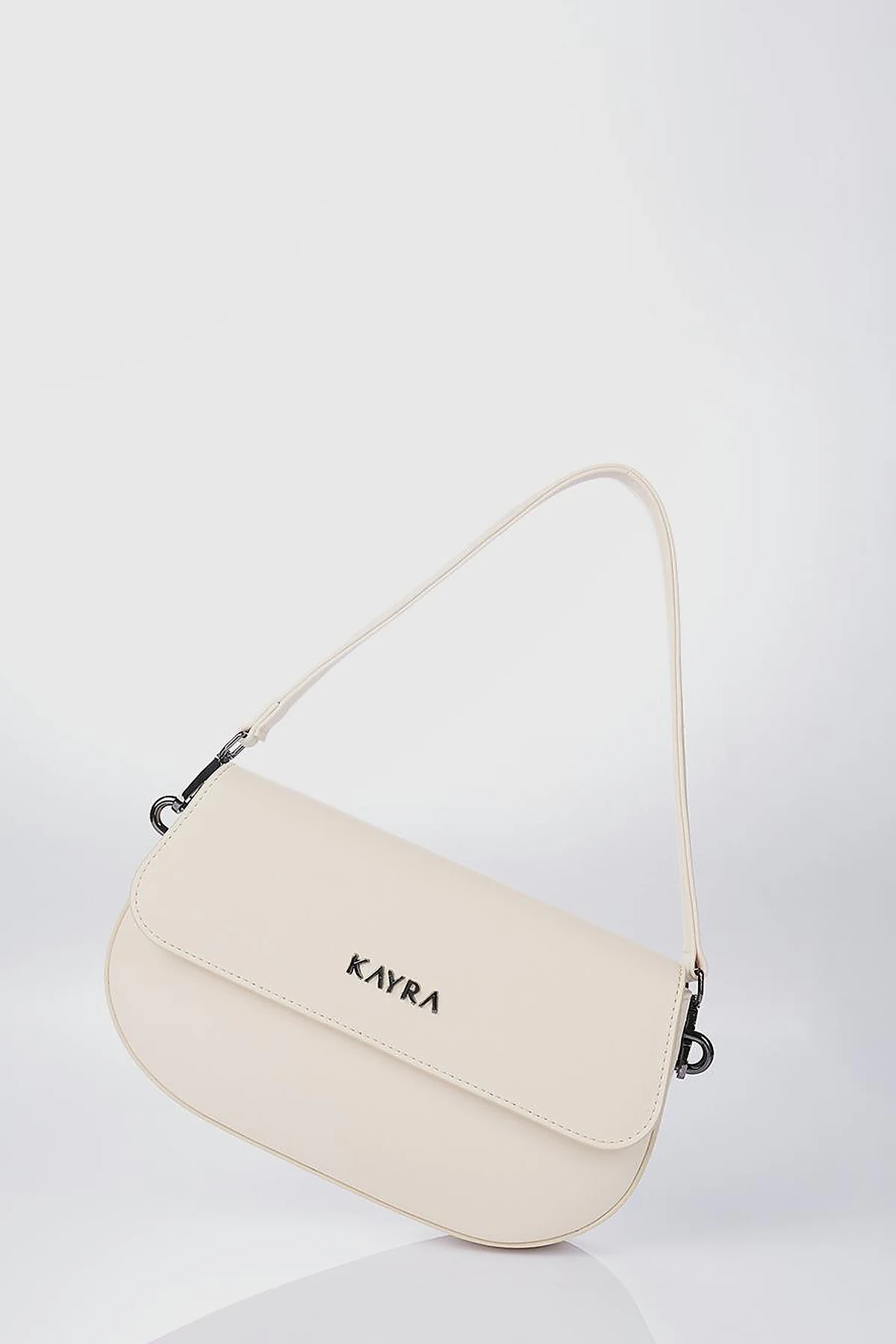 Oval Shape Bag Cream