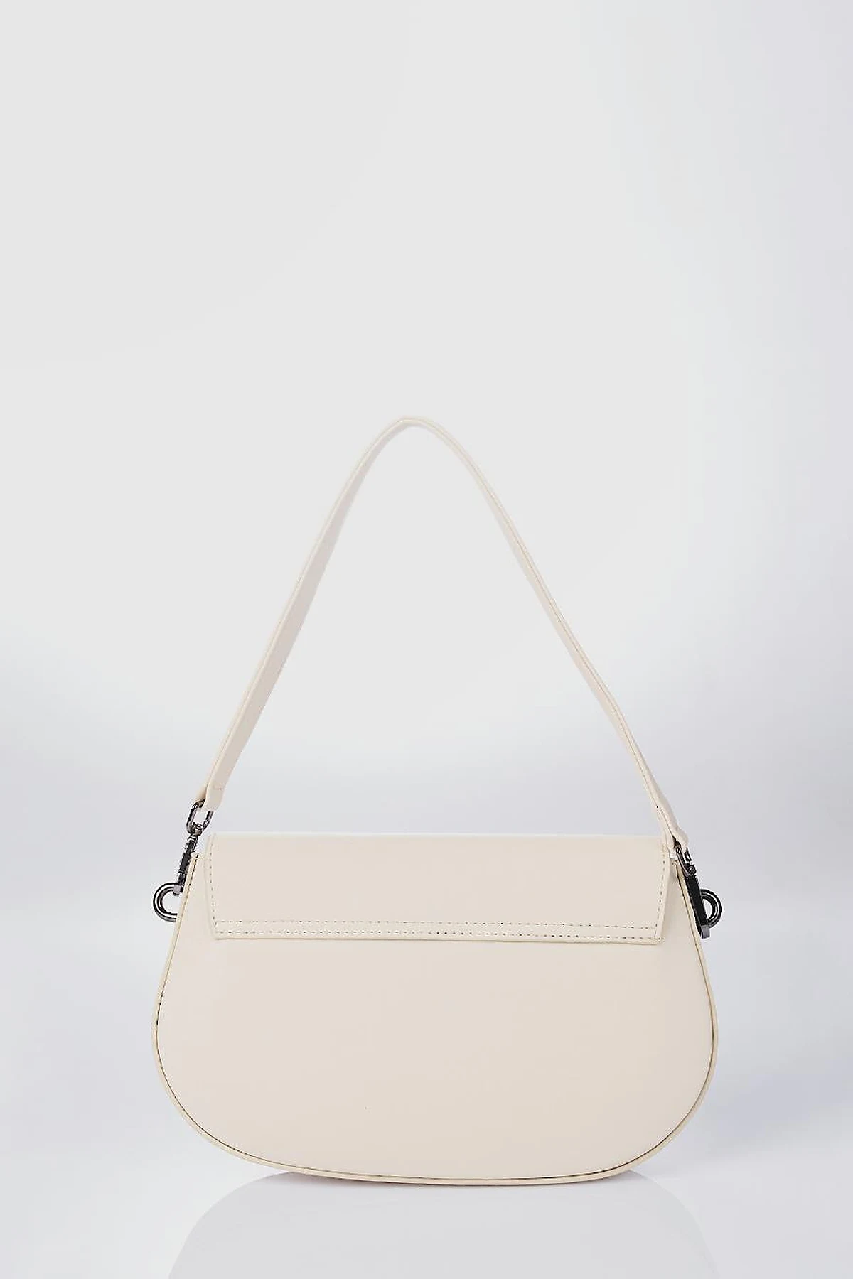 Oval Shape Bag Cream