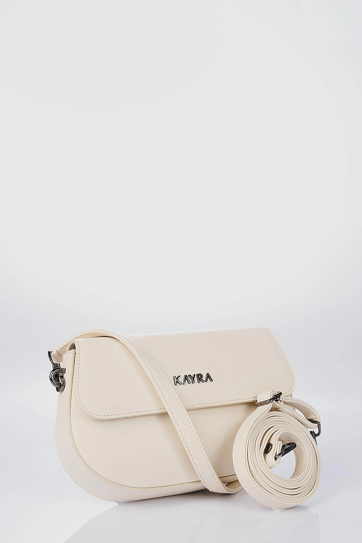 Oval Shape Bag Cream