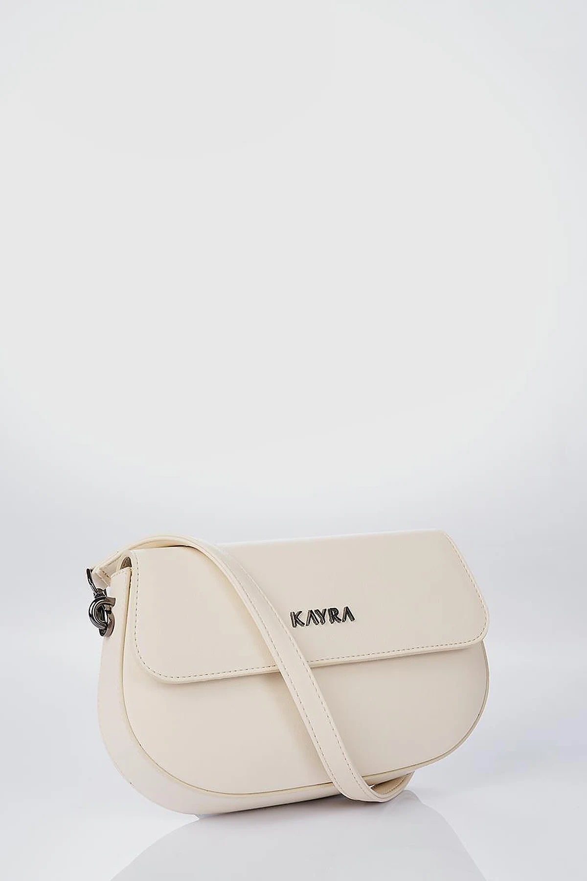 Oval Shape Bag Cream