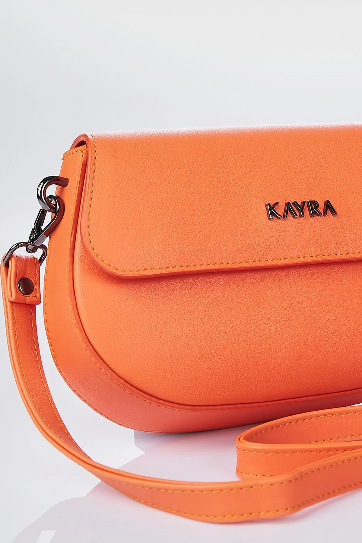 Oval Shape Bag Orange