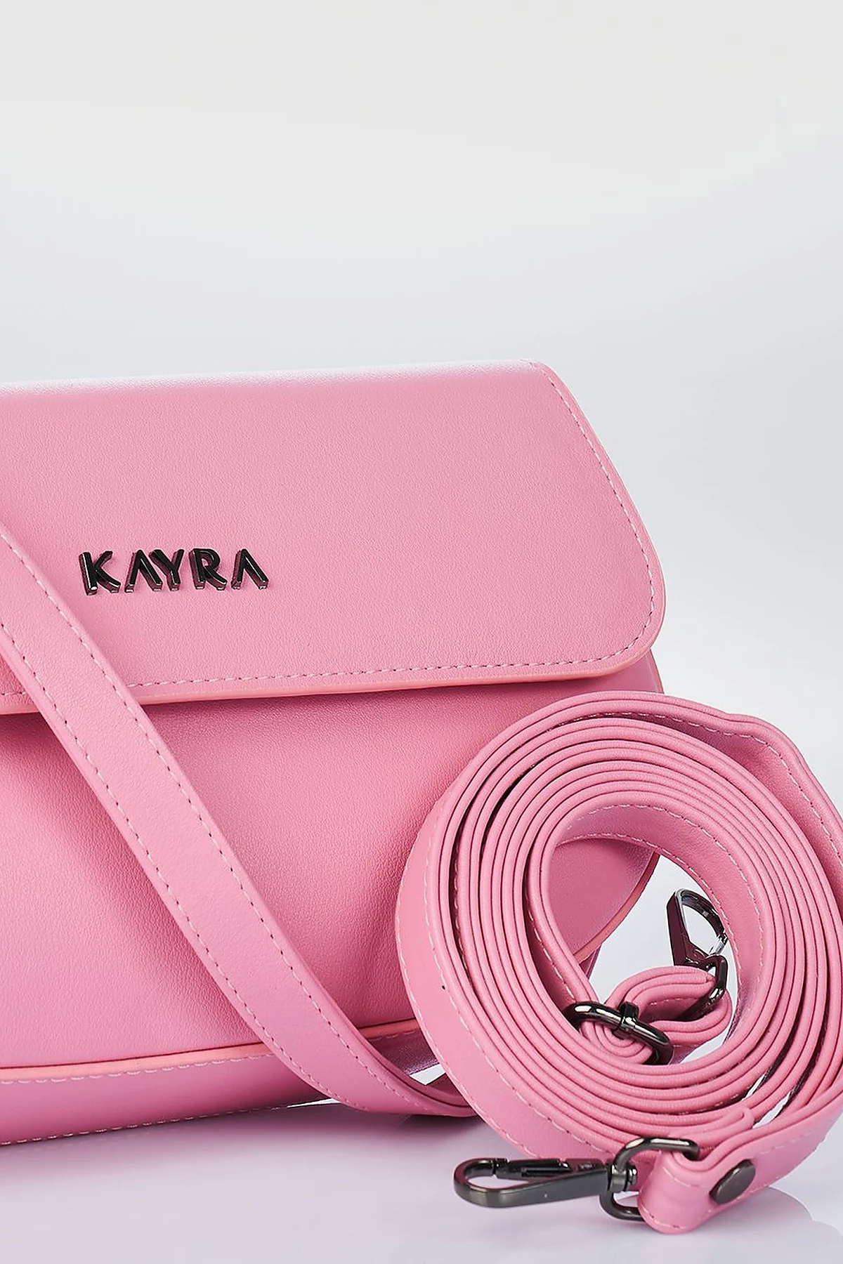 Oval Shape Bag Pink