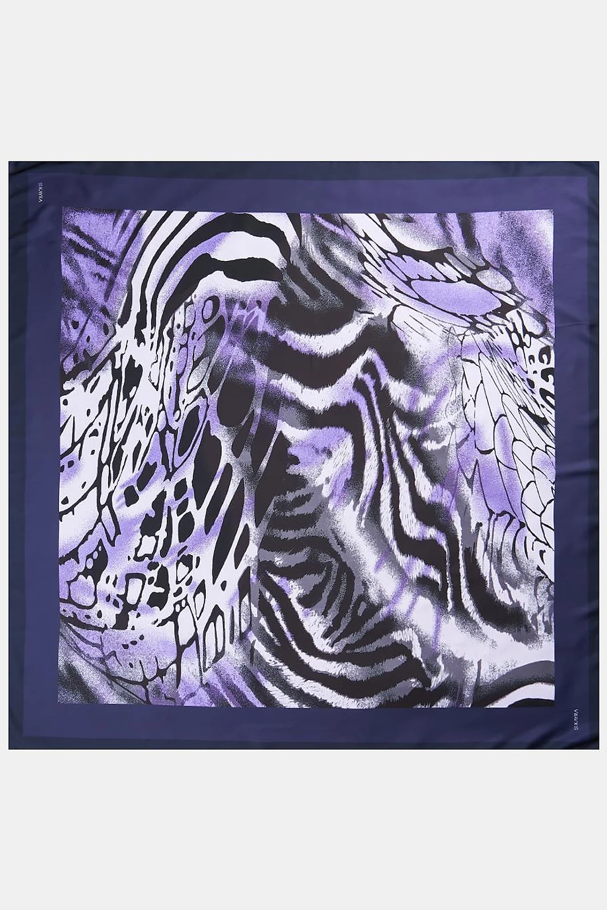 Leopard Print Scarf Purple