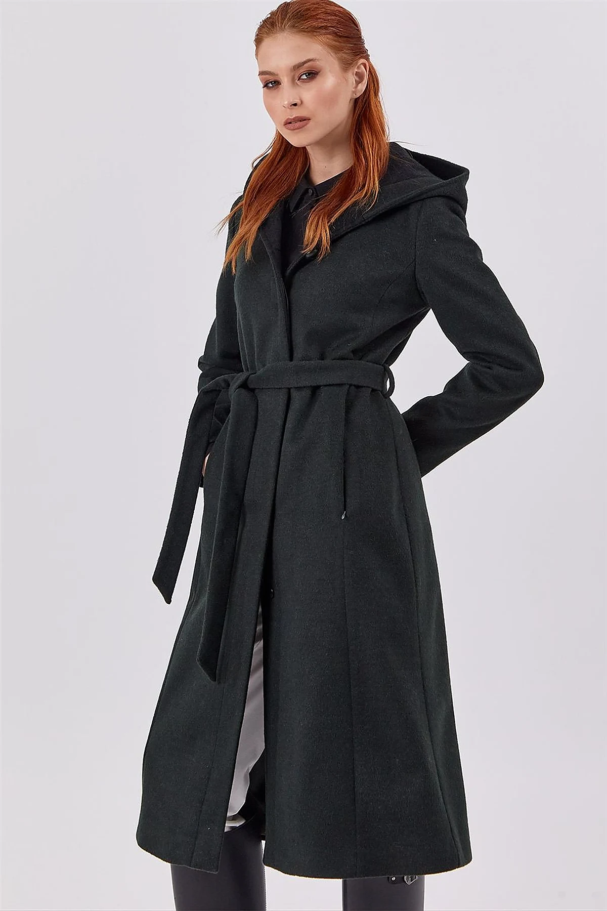 Hooded Coat Khaki