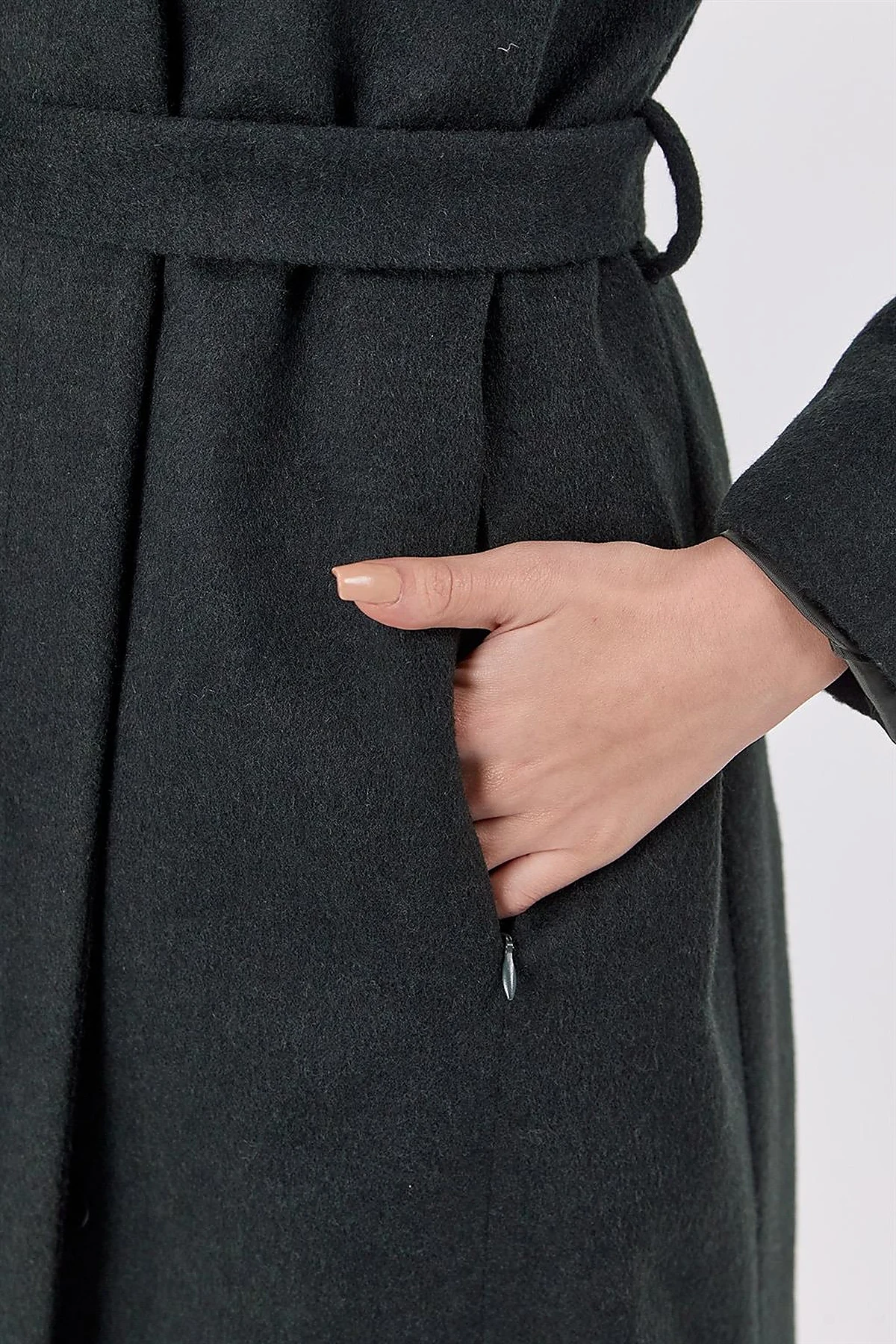 Hooded Coat Khaki
