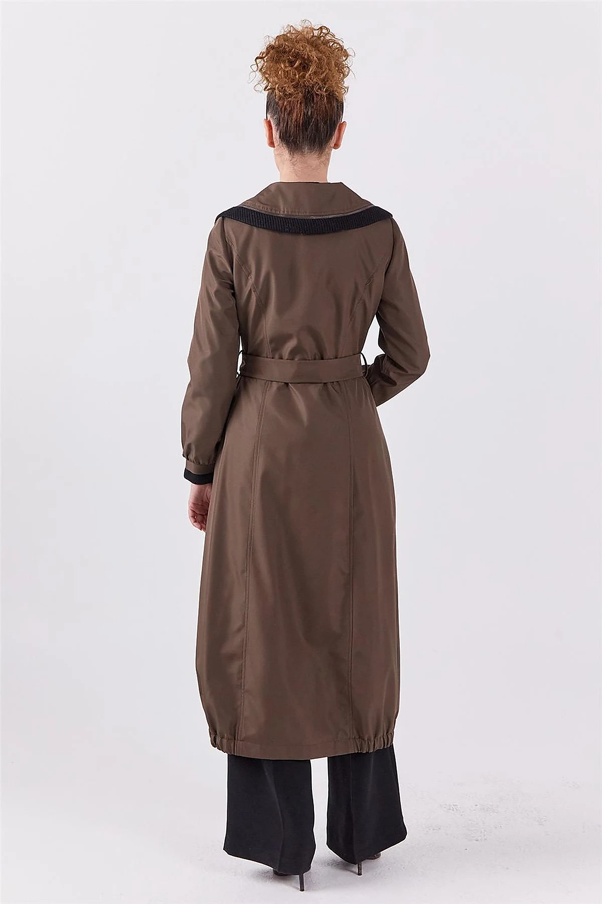 Zippered Coat Khaki