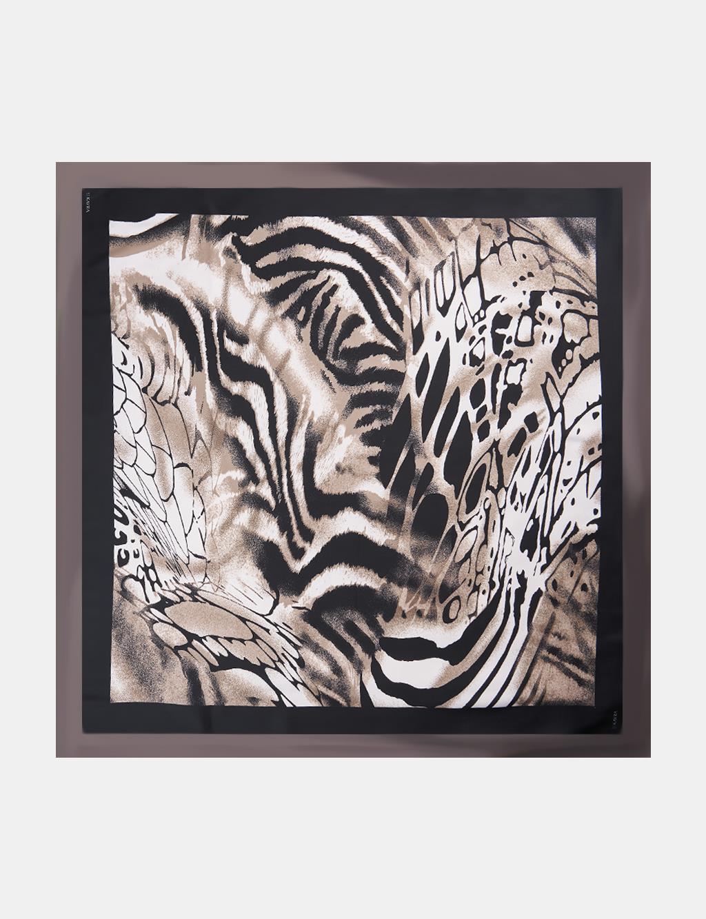Leopard Print Scarf Khaki
