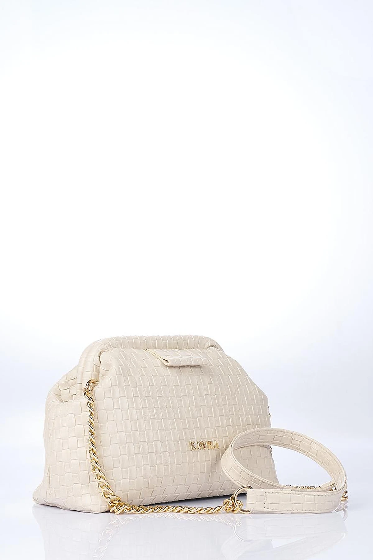 Frame Shoulder Bag Cream