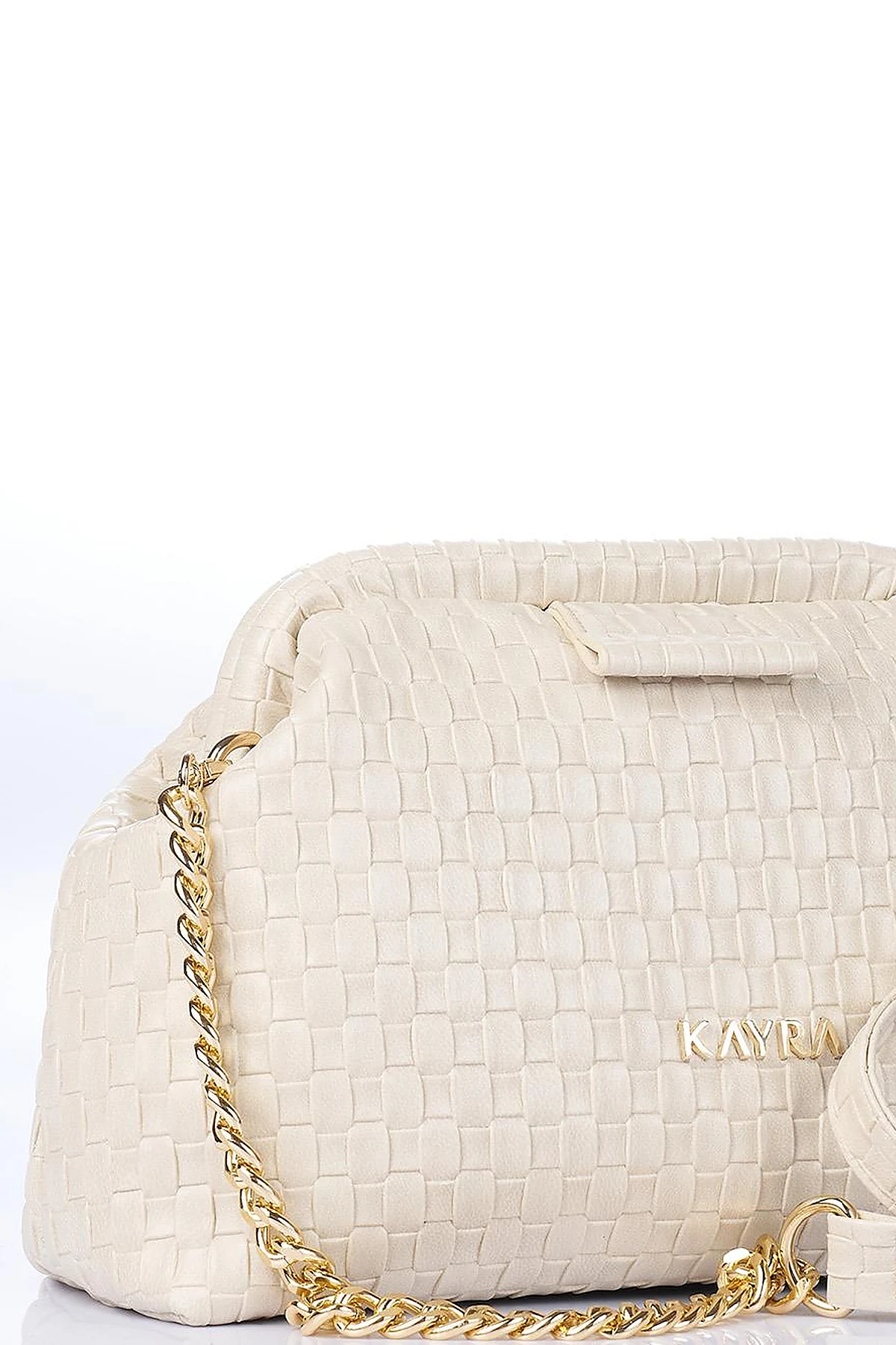 Frame Shoulder Bag Cream