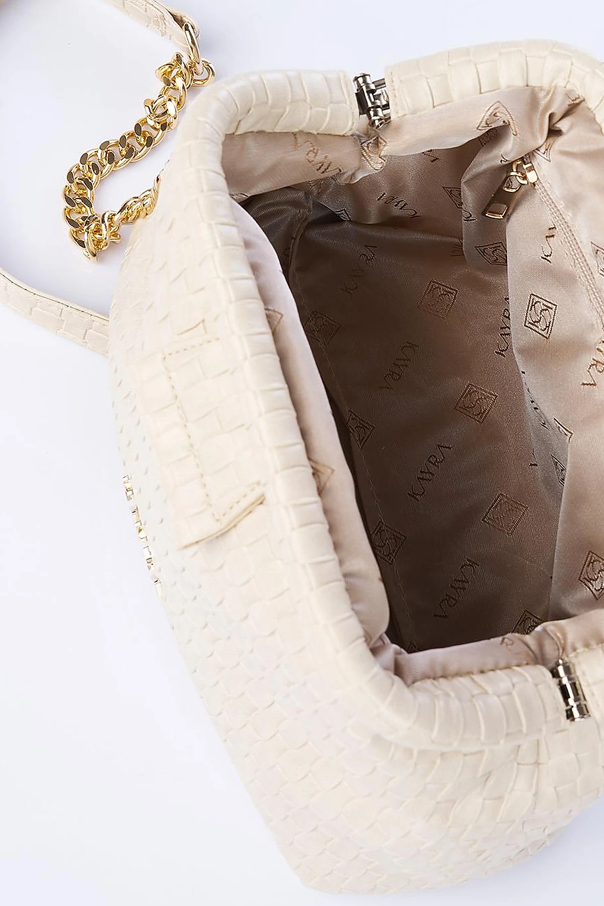 Frame Shoulder Bag Cream