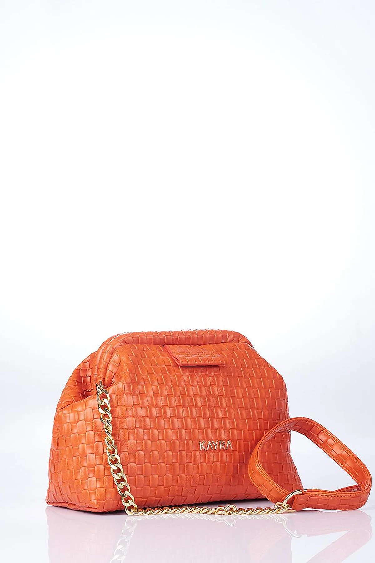 Frame Shoulder Bag Orange 