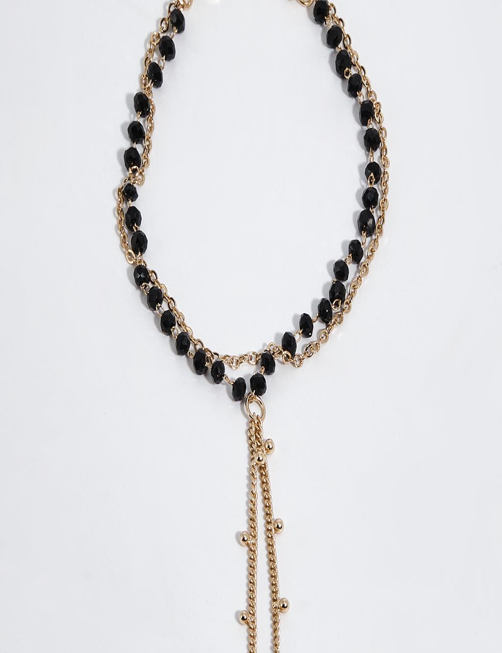 Bead Detailed Shaharazad Bracelet Gold