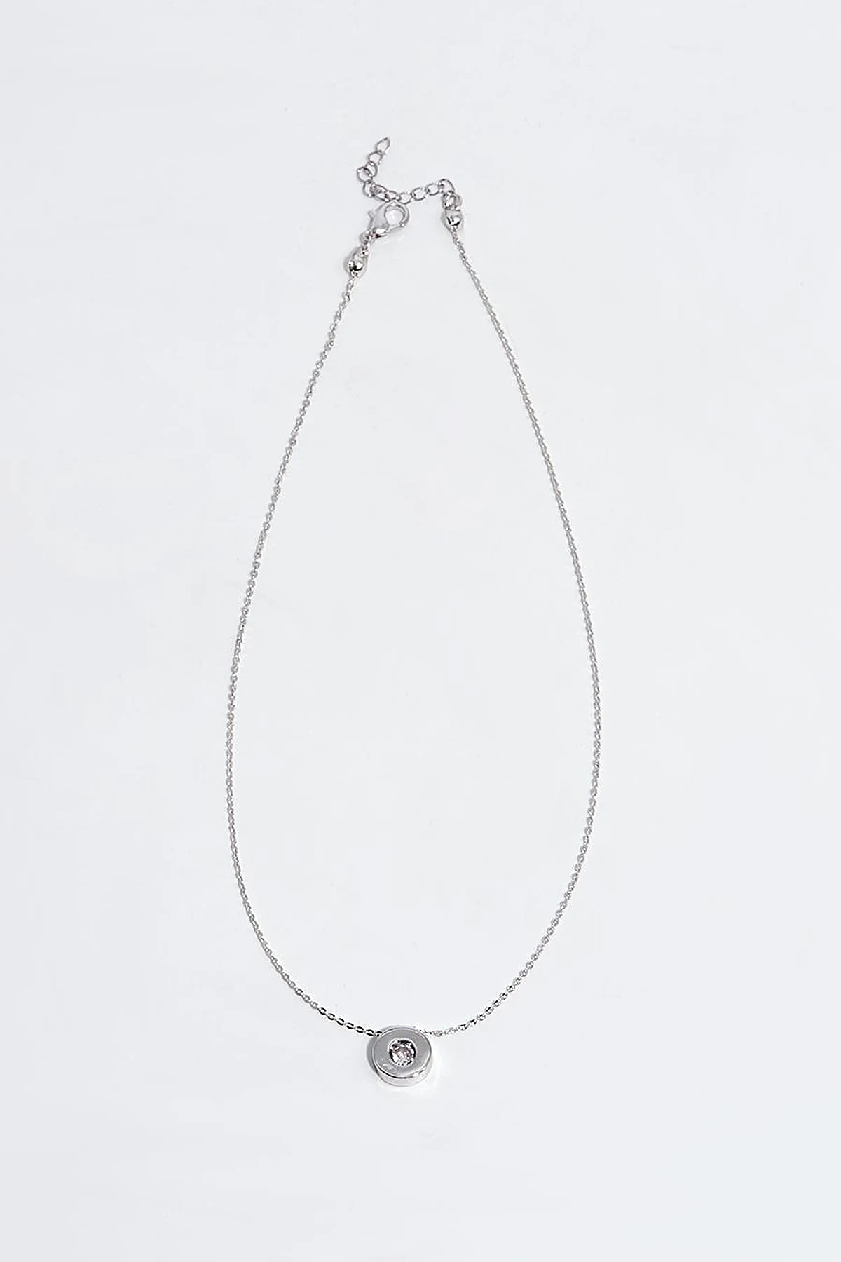 Minimalist Figurine Necklace Silver