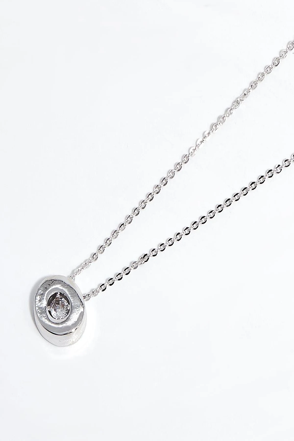 Minimalist Figurine Necklace Silver