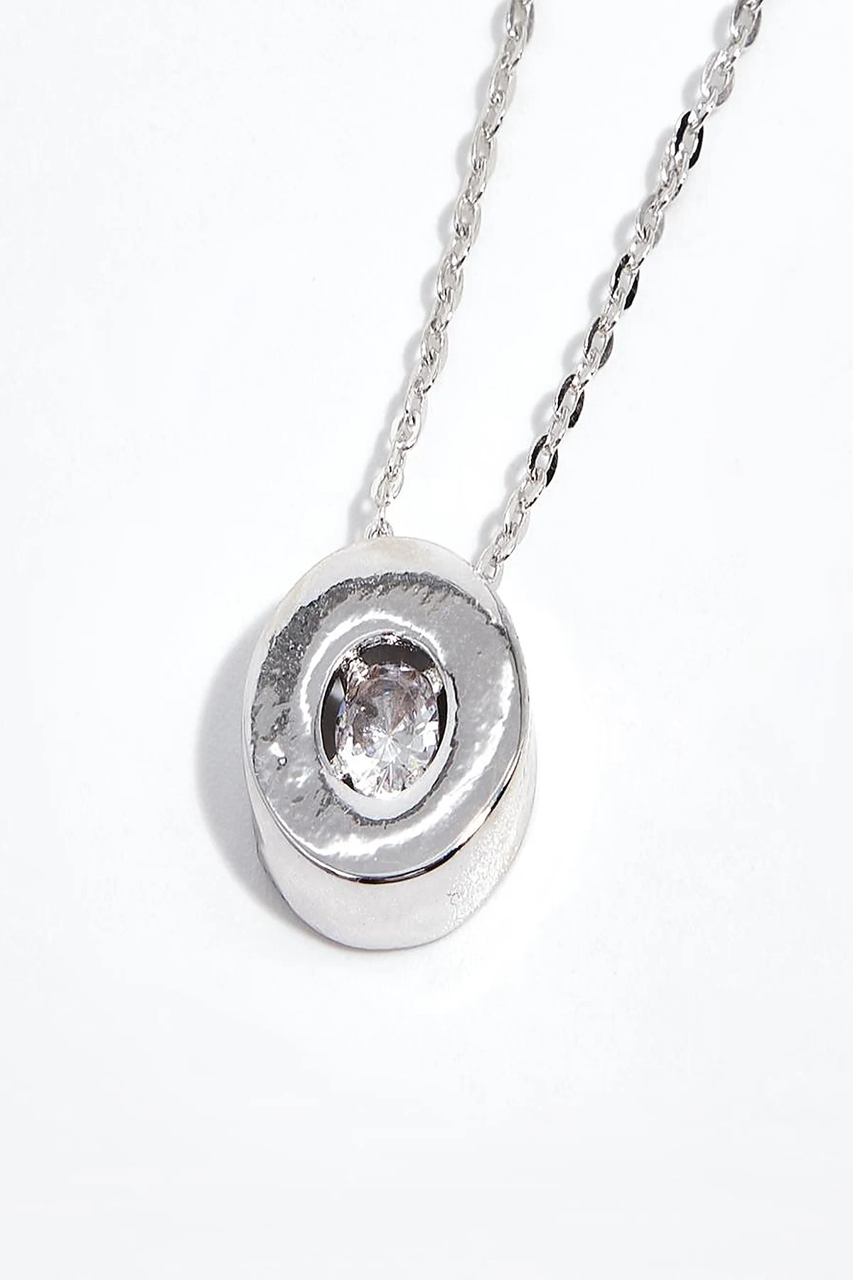 Minimalist Figurine Necklace Silver