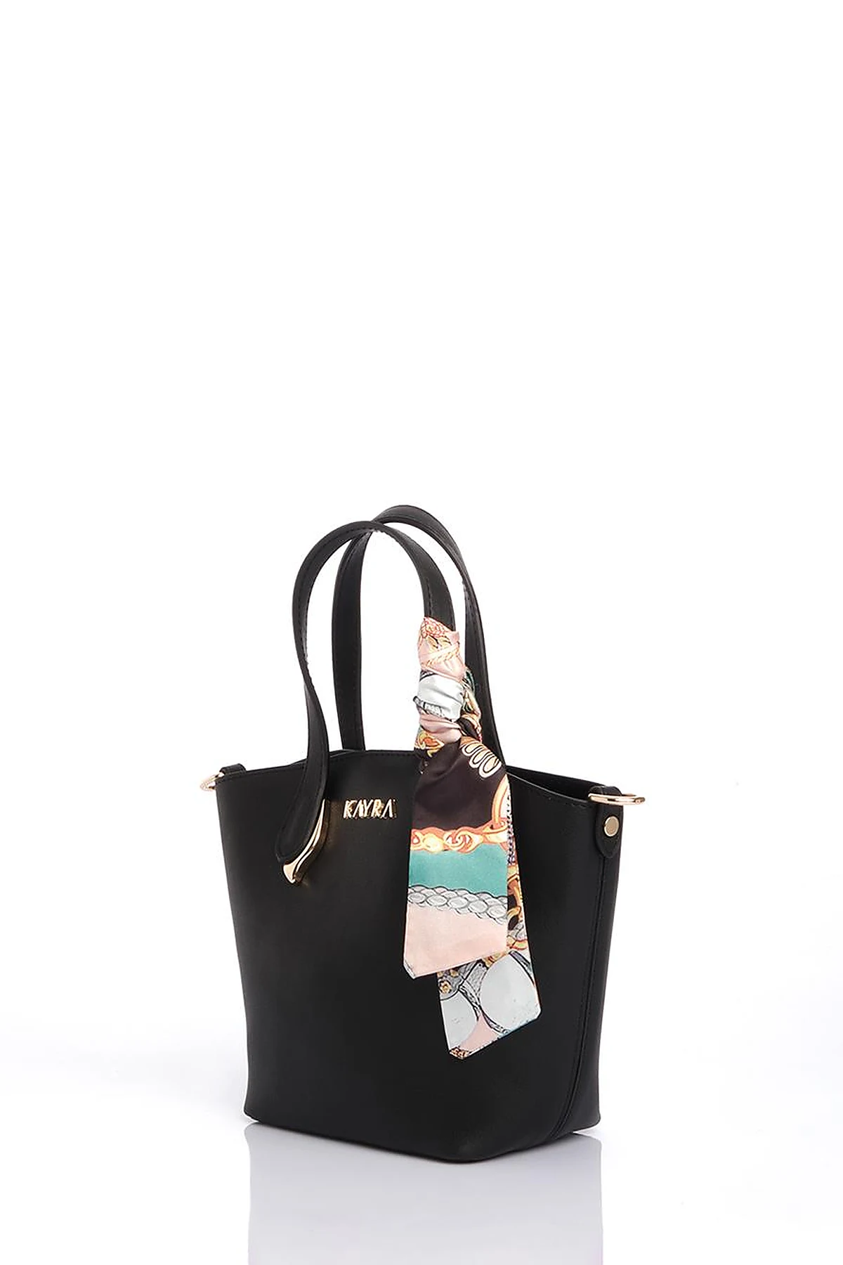 Footbag Detailed Tote Bag Black