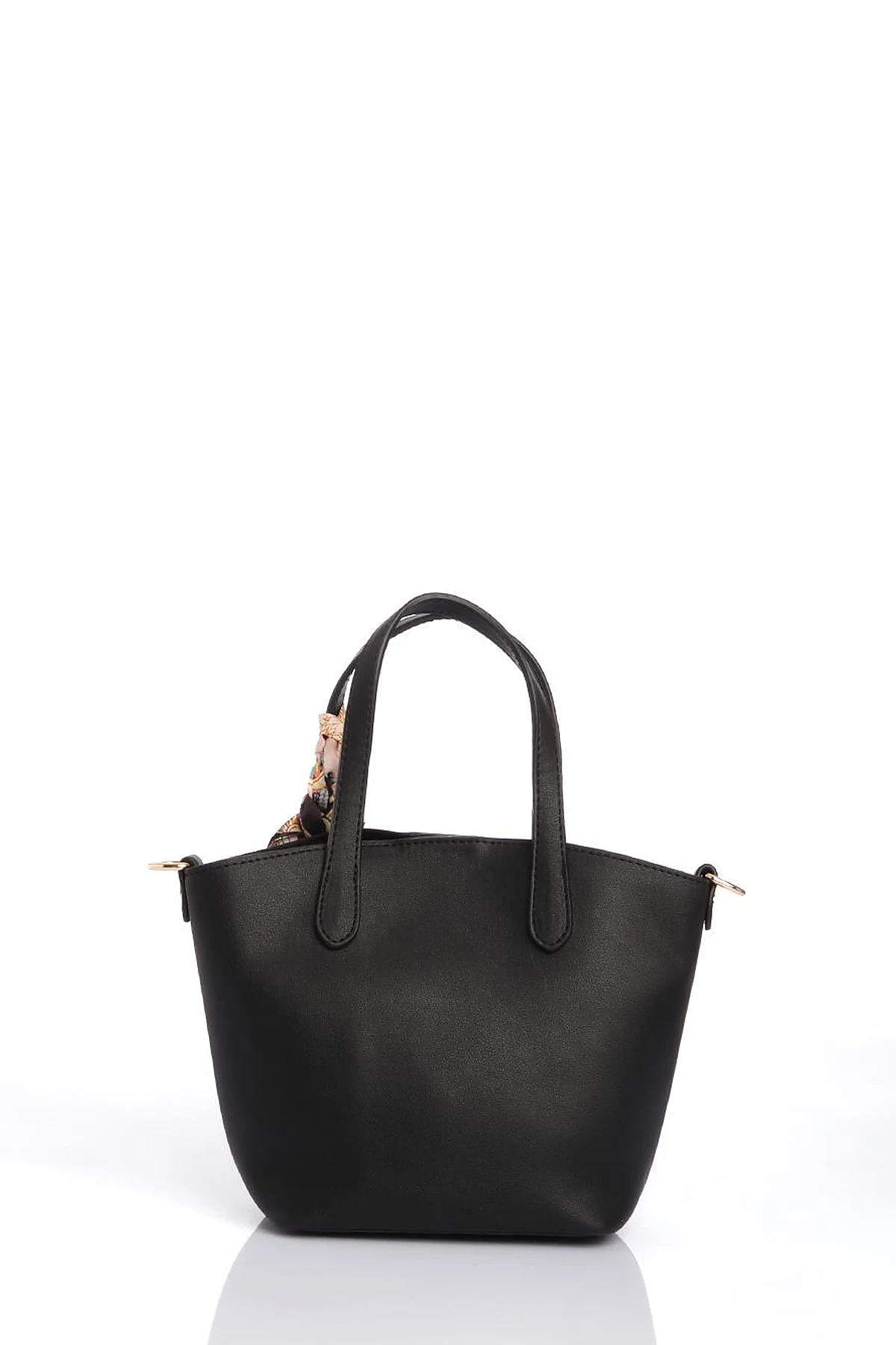 Footbag Detailed Tote Bag Black