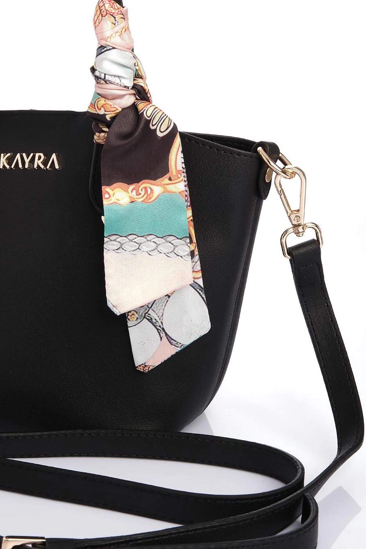 Footbag Detailed Tote Bag Black