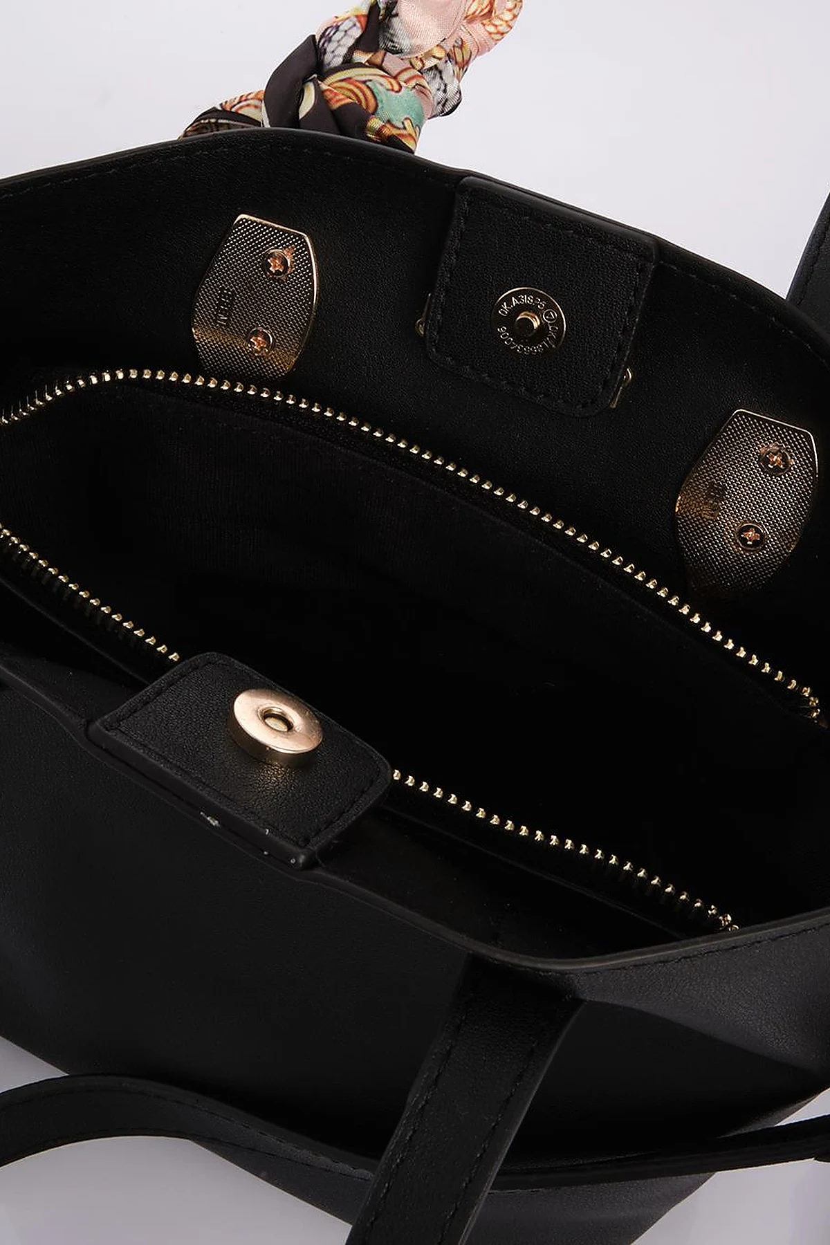 Footbag Detailed Tote Bag Black