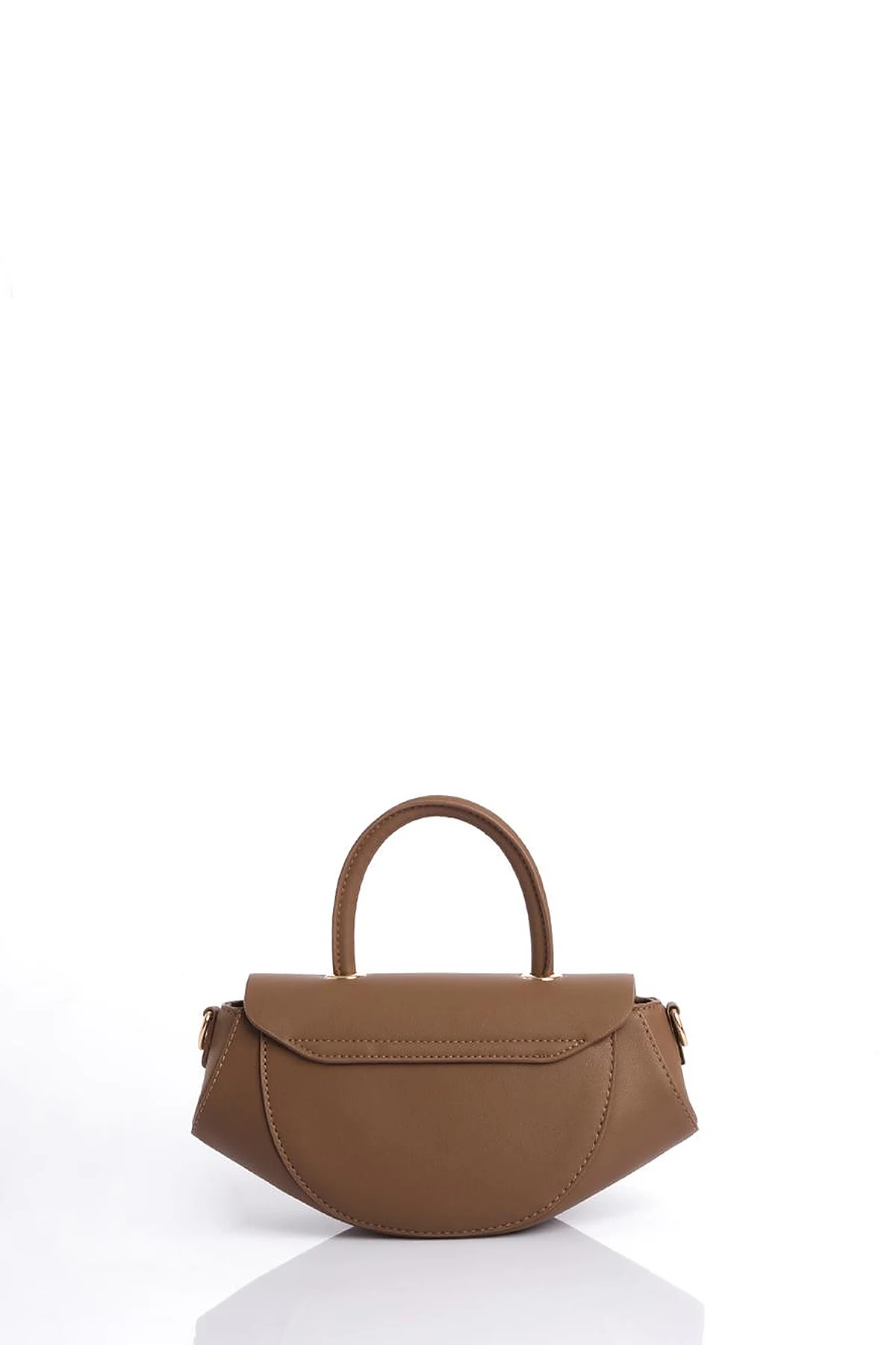 Oval Bag with Handles Coffee