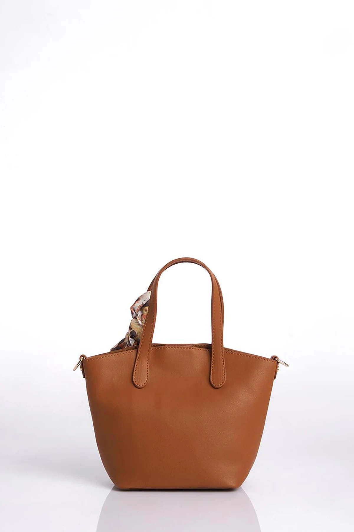 Footbag Detailed Tote Bag Cinnamon